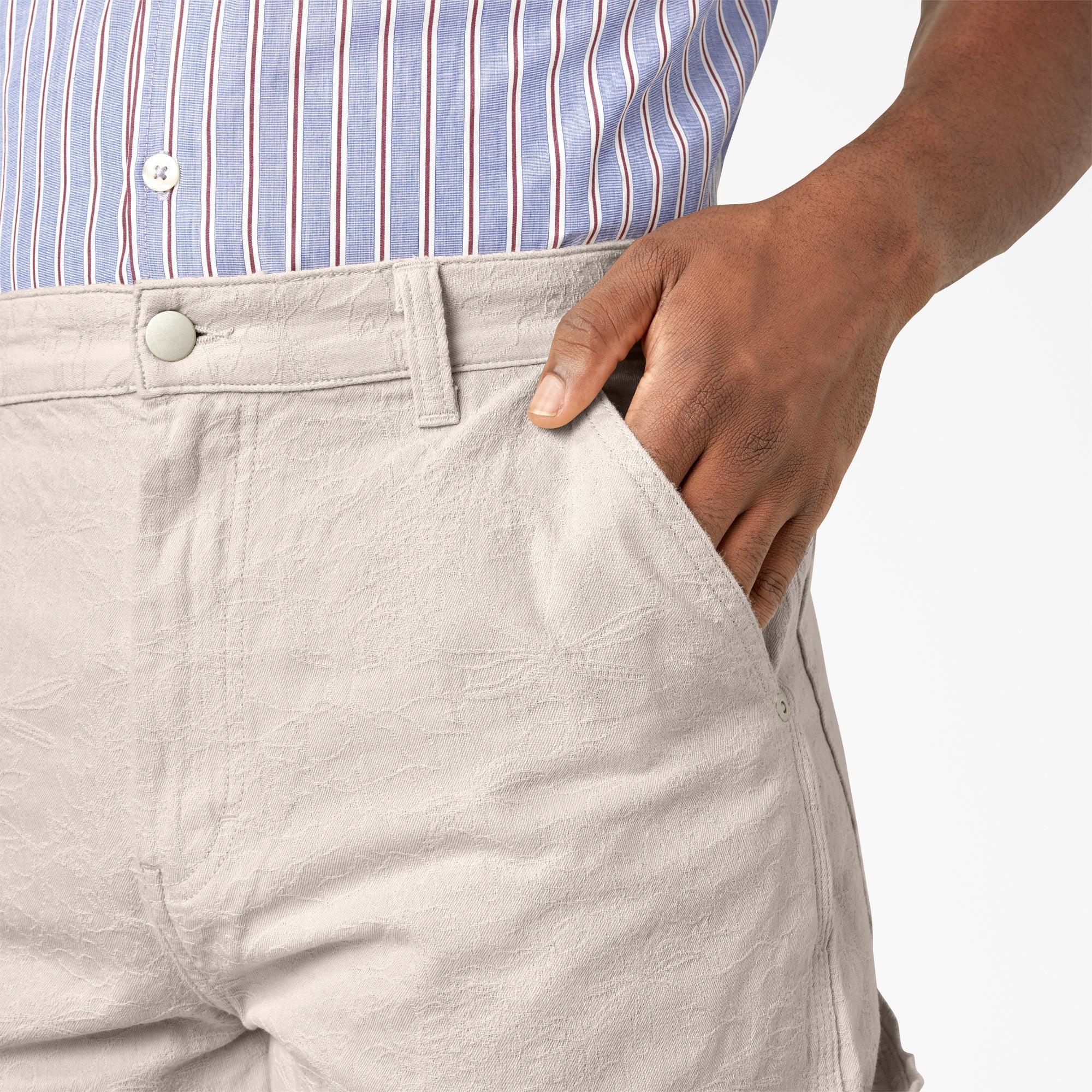 "Tonal Jacquard Painter's Shorts, 11"""