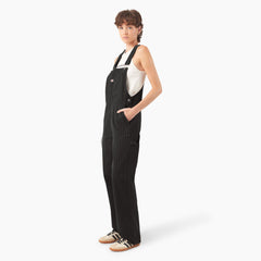 "Women's Pinstripe Service Bib Overalls"