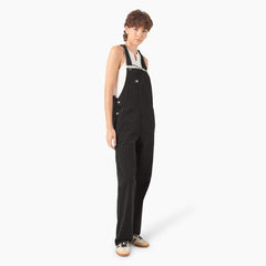 "Women's Pinstripe Service Bib Overalls"