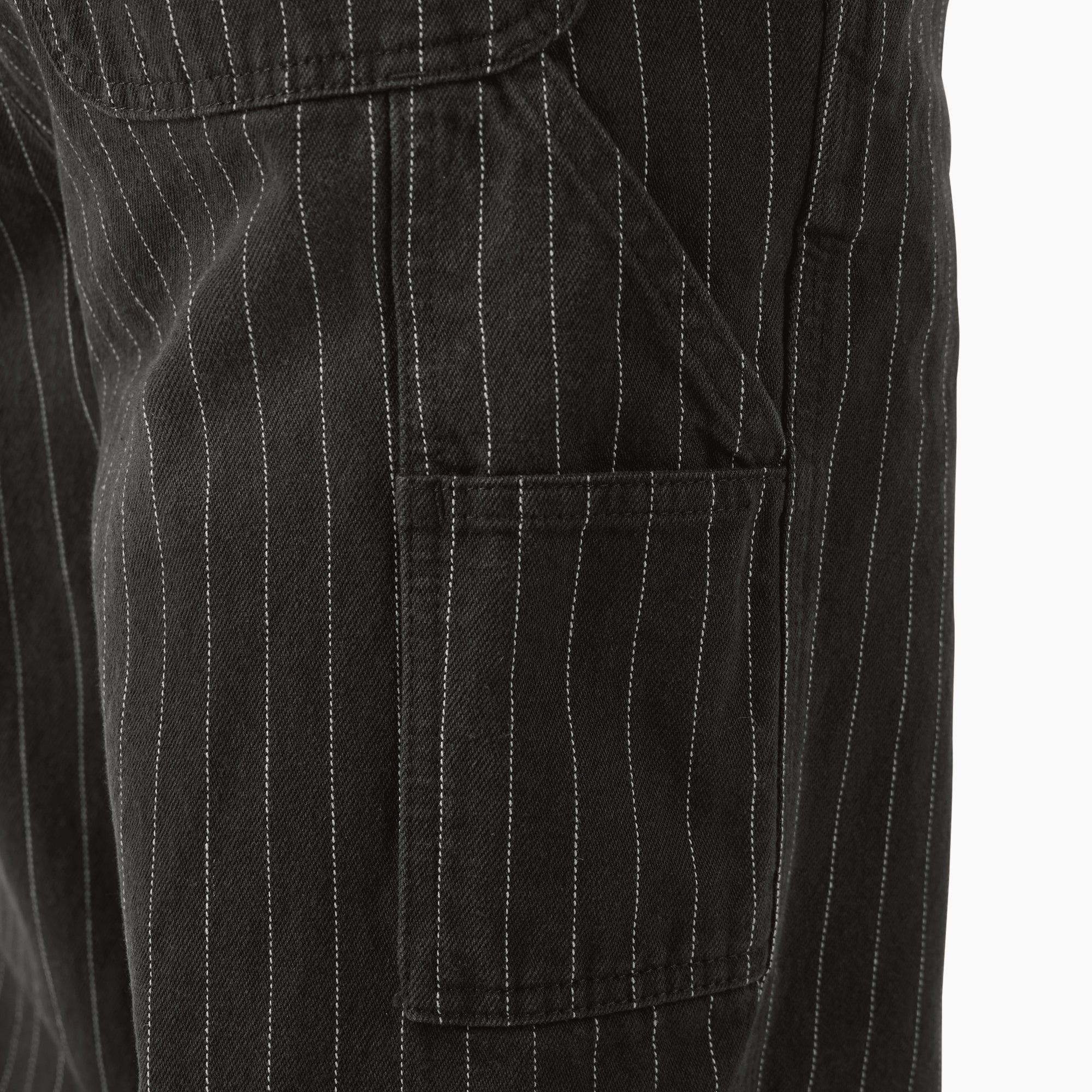 "Women's Pinstripe Service Bib Overalls"
