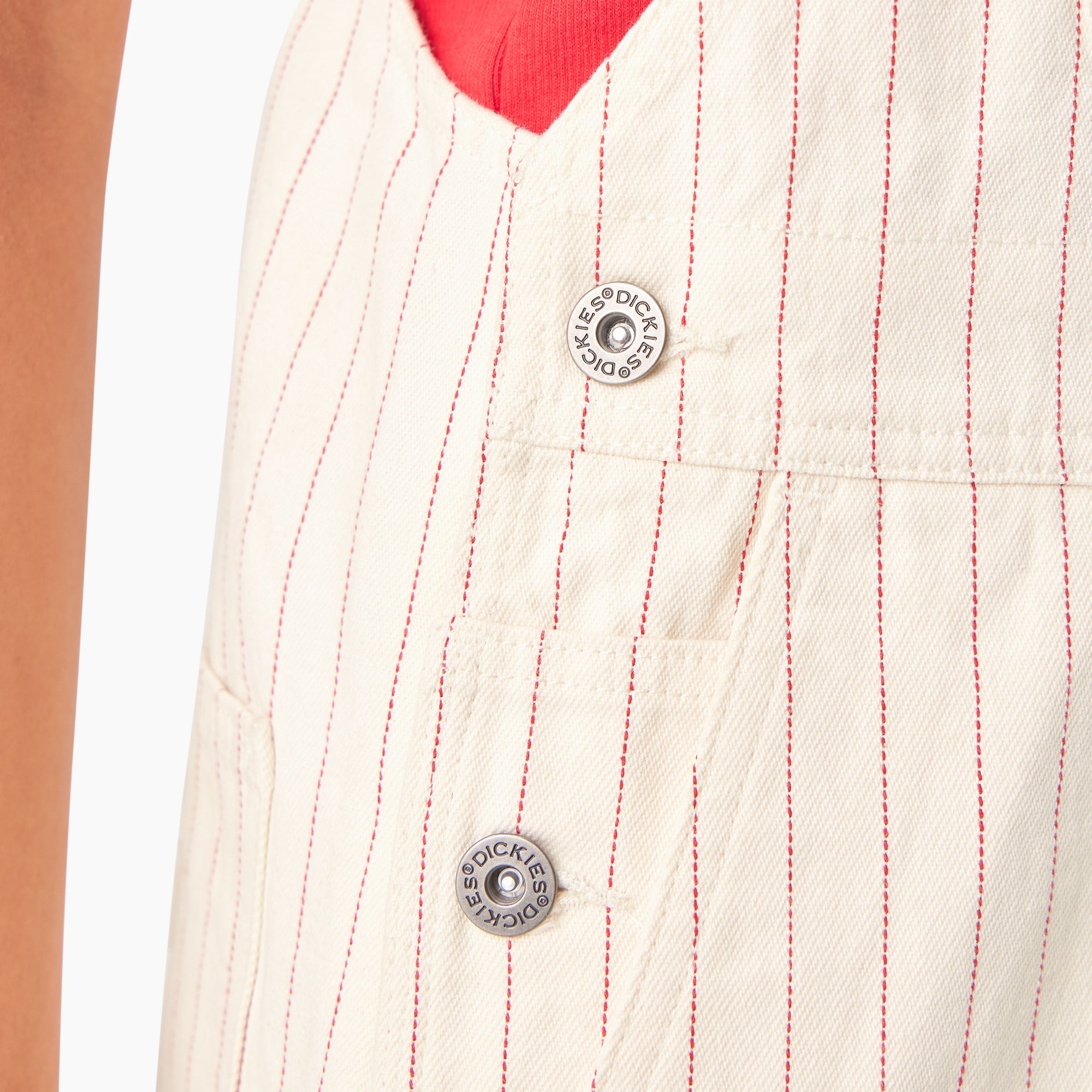 "Women's Pinstripe Service Bib Overalls"
