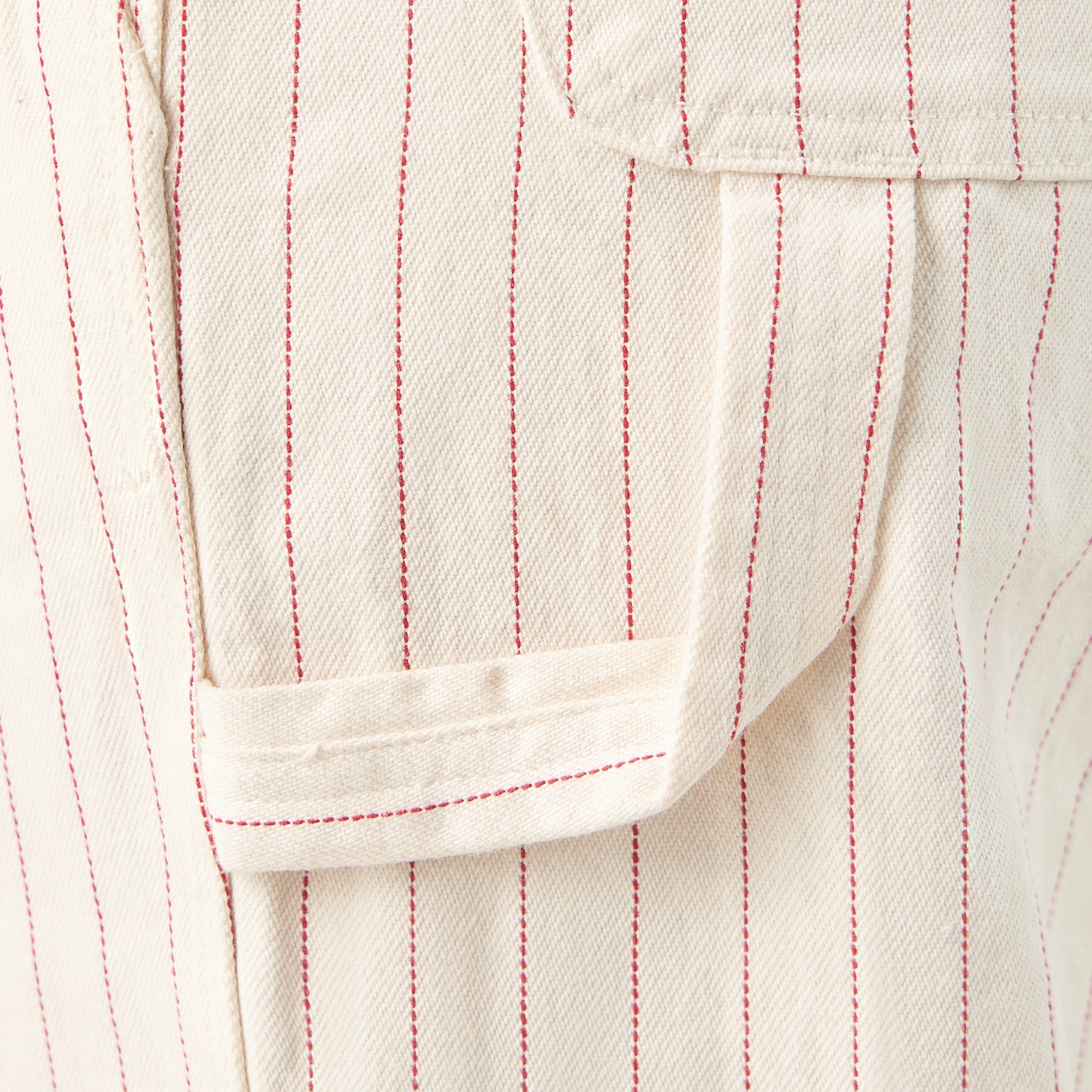 "Women's Pinstripe Service Bib Overalls"