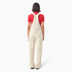 "Women's Pinstripe Service Bib Overalls"
