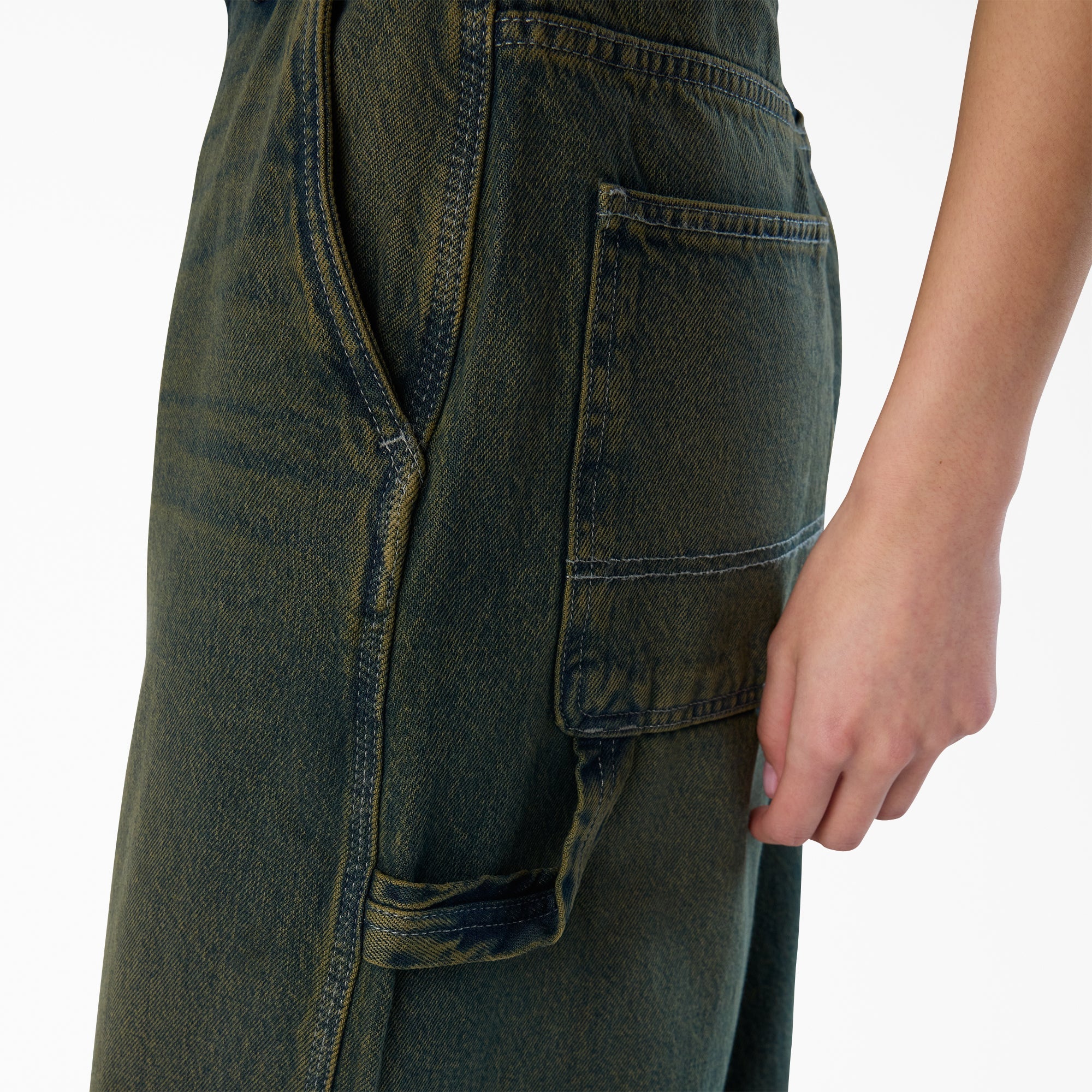 "Women's Loose Fit Denim Carpenter Jeans"