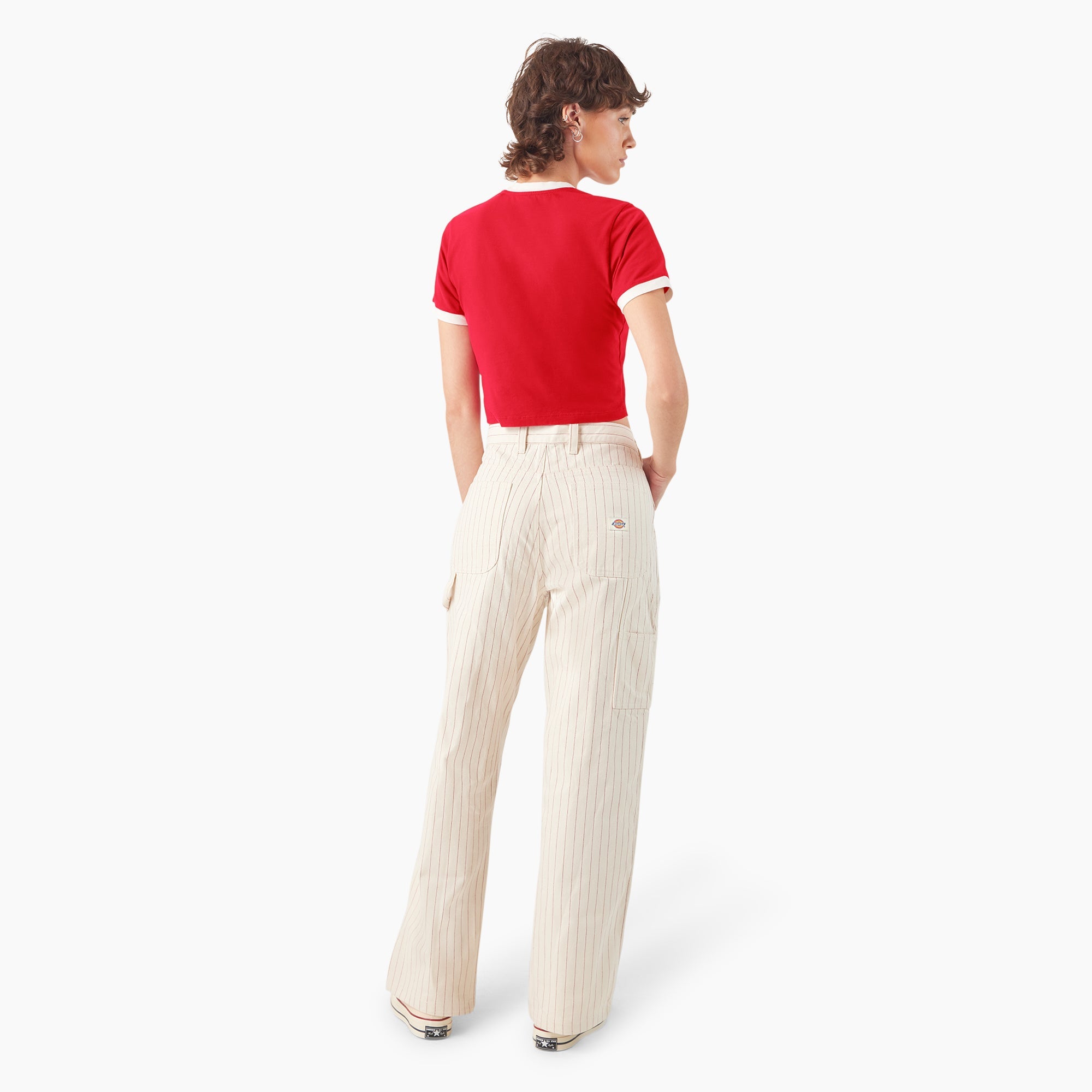 "Women's Lewistown Cropped Ringer T-Shirt"