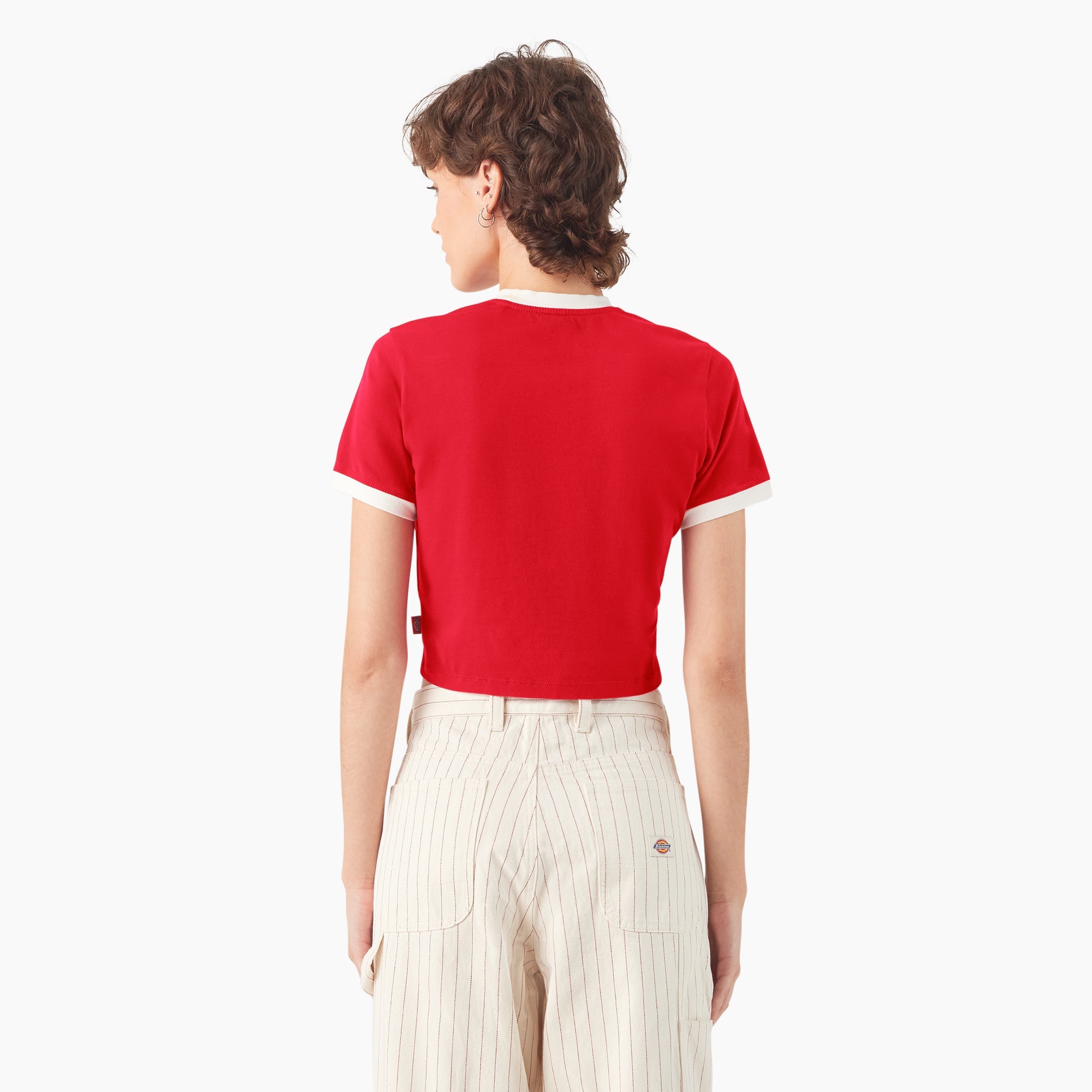 "Women's Lewistown Cropped Ringer T-Shirt"