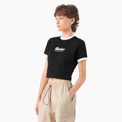 "Women's Lewistown Cropped Ringer T-Shirt"