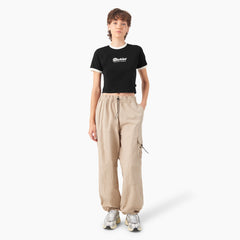 "Women's Lewistown Cropped Ringer T-Shirt"