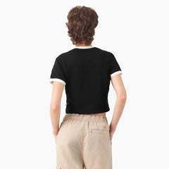 "Women's Lewistown Cropped Ringer T-Shirt"