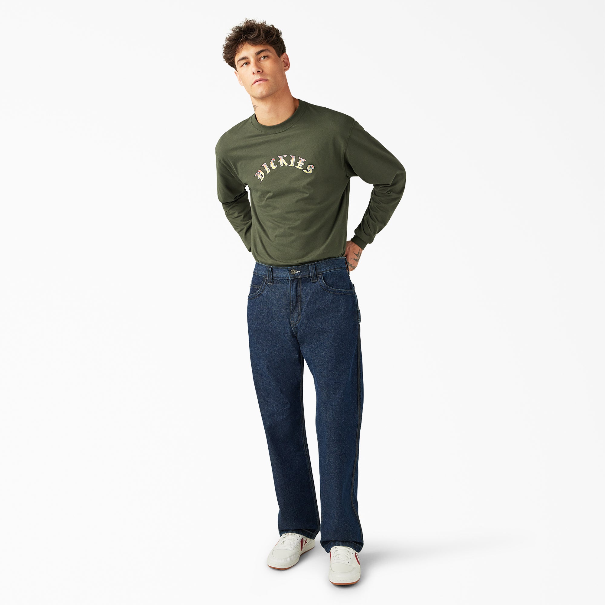"Dickies Skateboarding Relaxed Fit Utility Jeans"