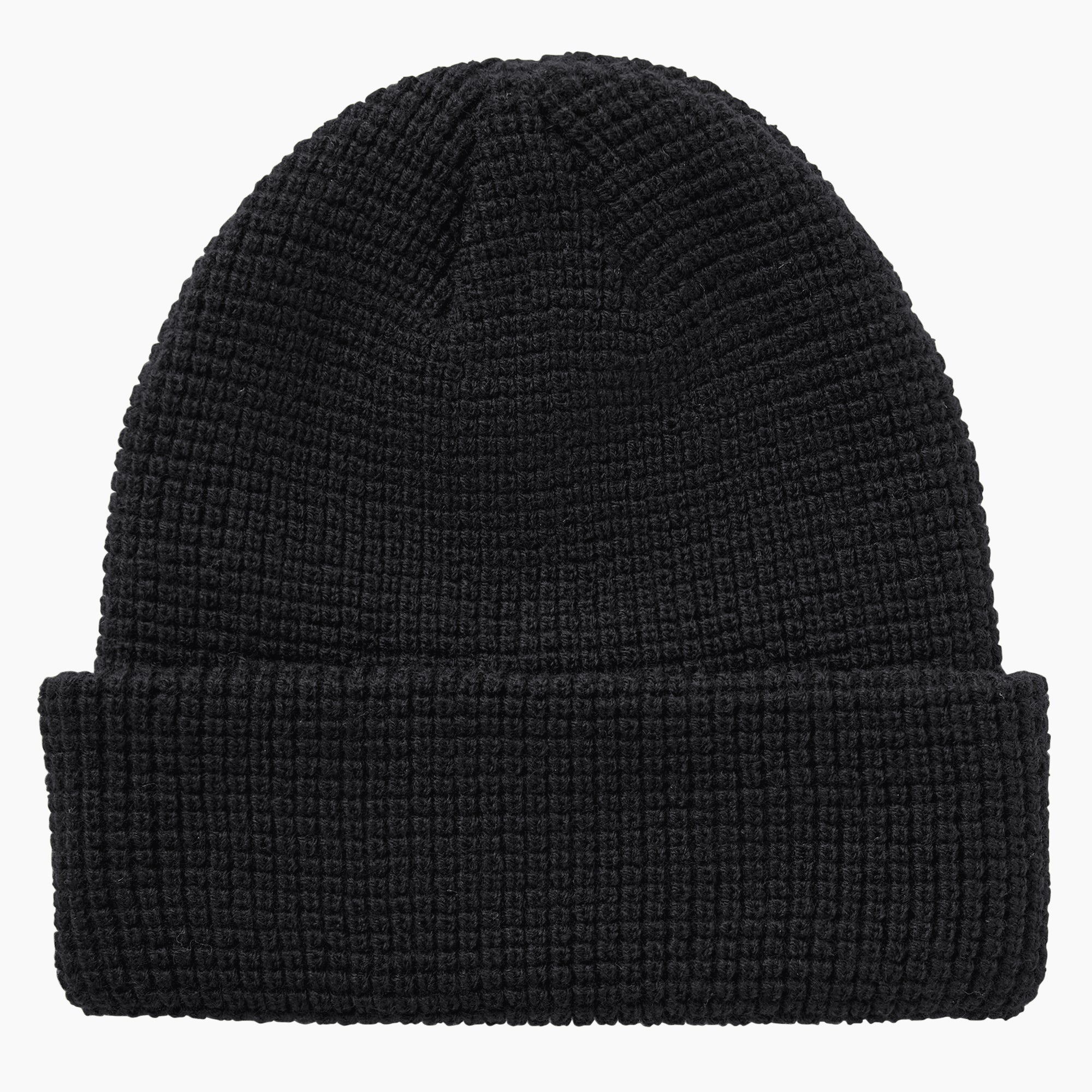 "Waffle Knit Cuff Beanie"