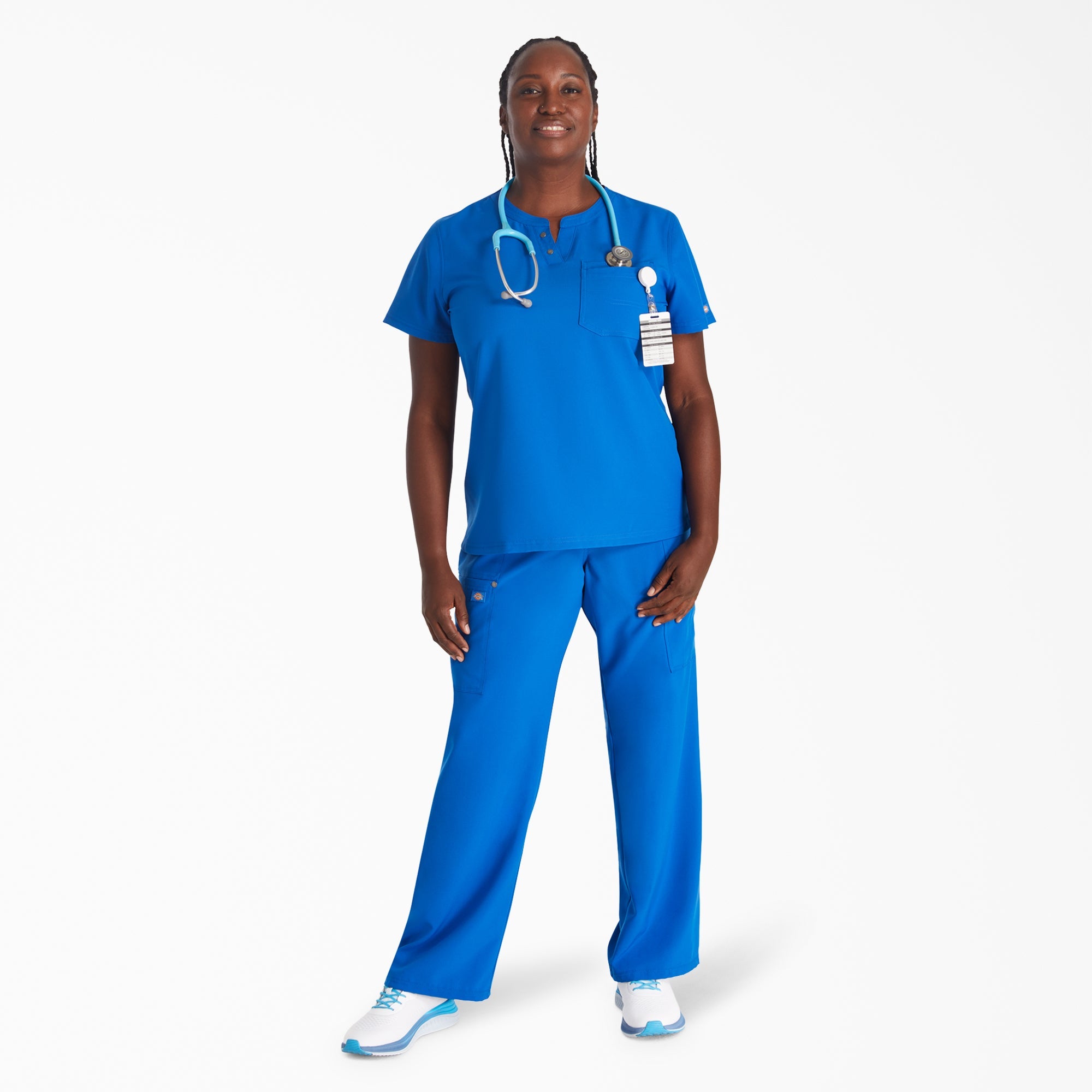 "Women's EDS NXT Henley Scrub Top"