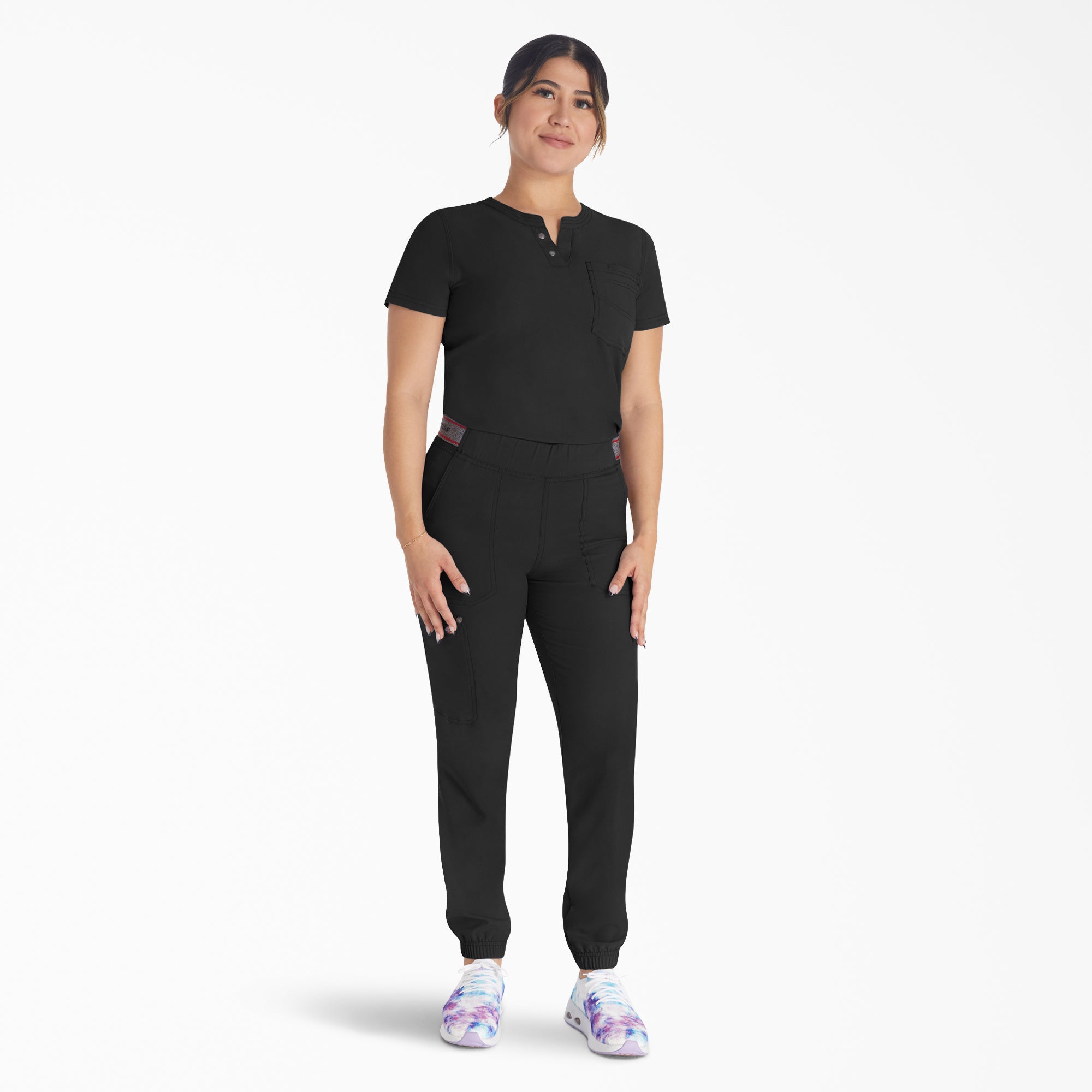 "Women's EDS NXT Henley Scrub Top"