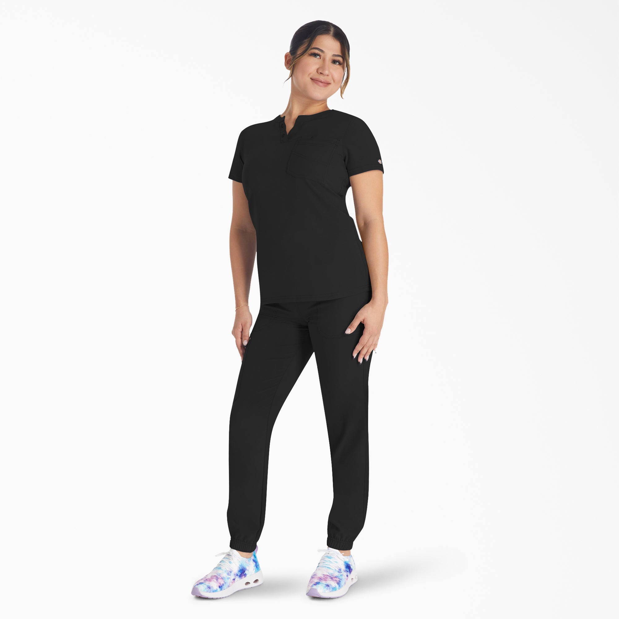 "Women's EDS NXT Henley Scrub Top"
