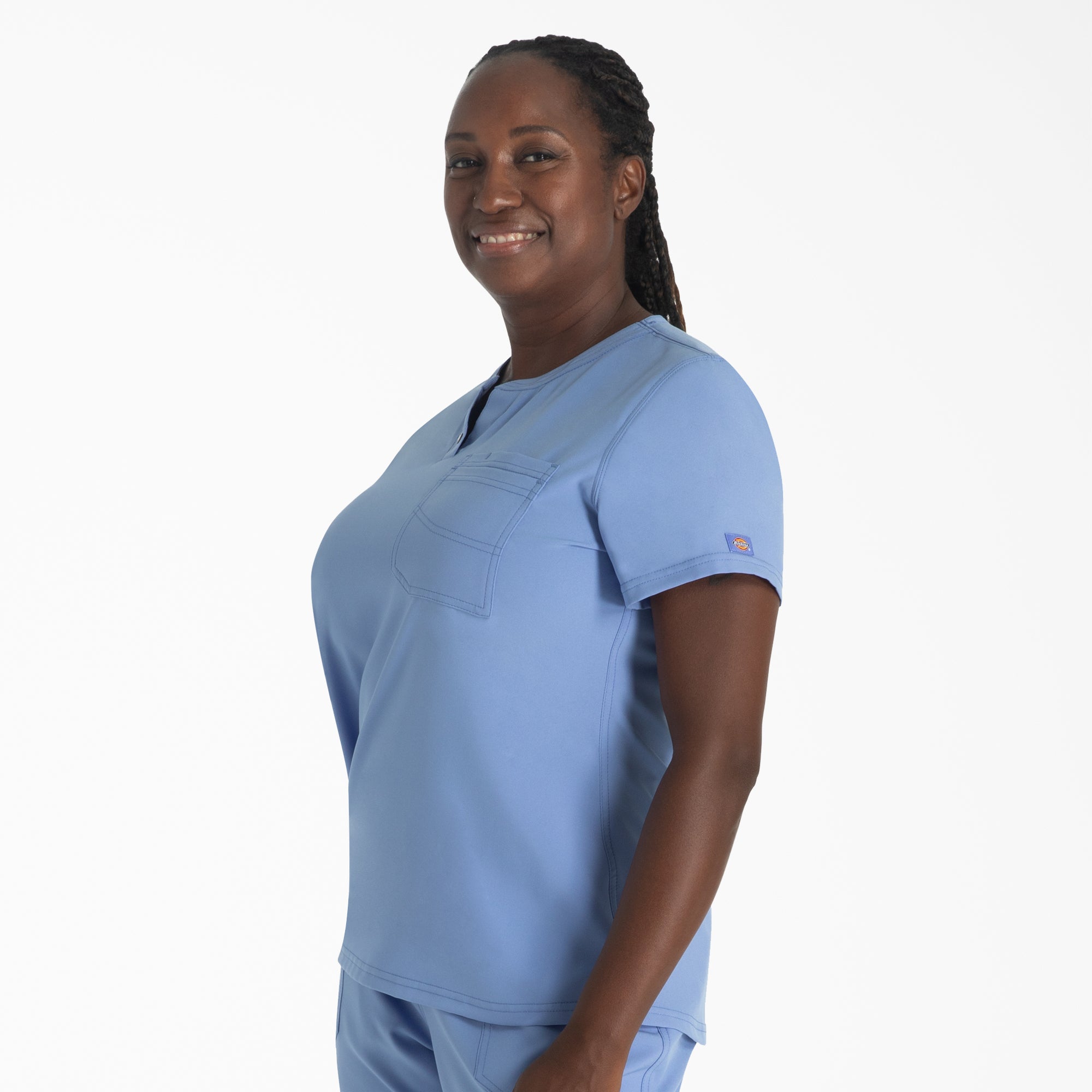 "Women's EDS NXT Henley Scrub Top"