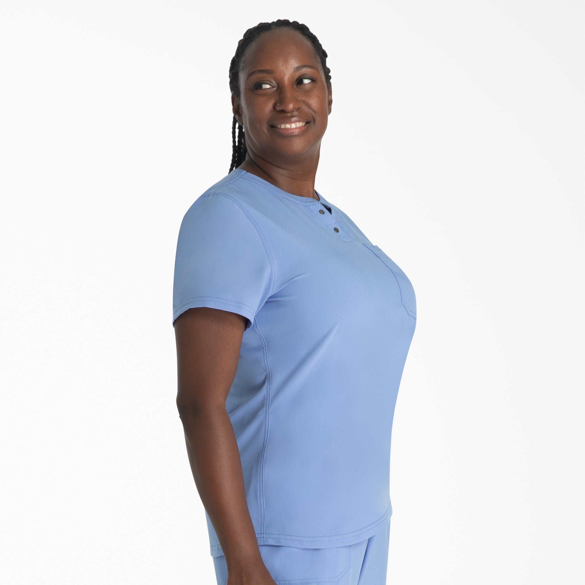 "Women's EDS NXT Henley Scrub Top"