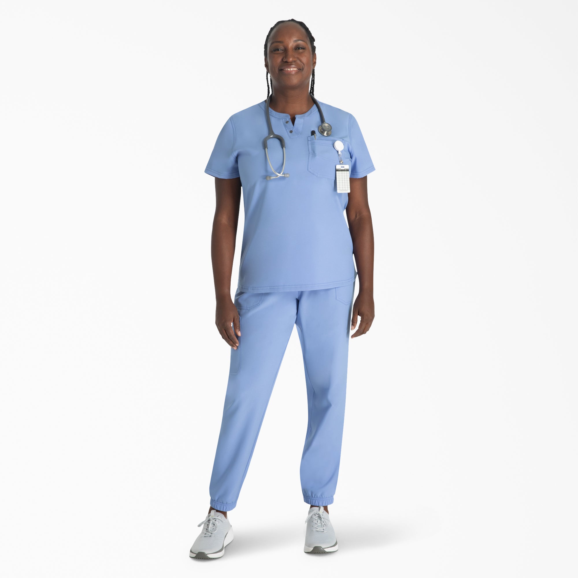 "Women's EDS NXT Henley Scrub Top"