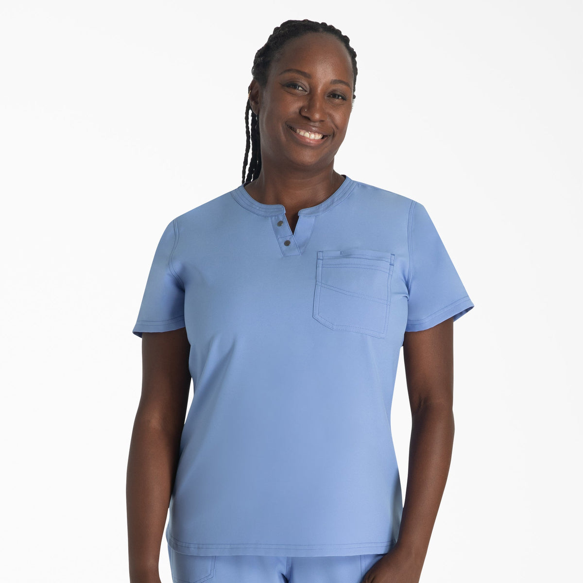 "Women's EDS NXT Henley Scrub Top"