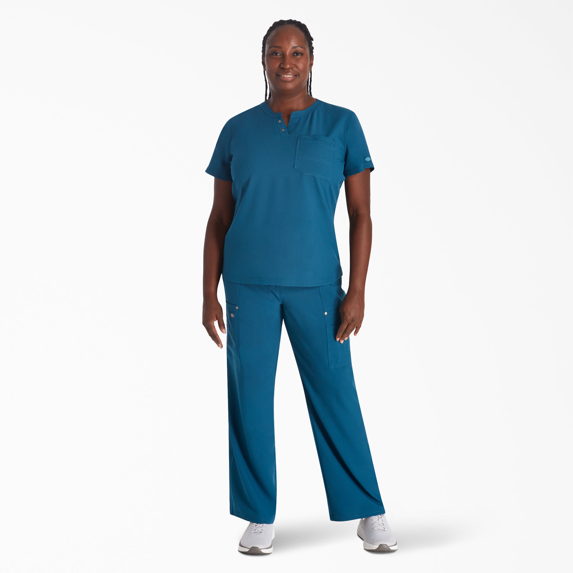 "Women's EDS NXT Henley Scrub Top"