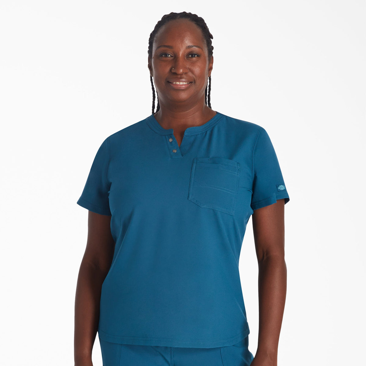 "Women's EDS NXT Henley Scrub Top"
