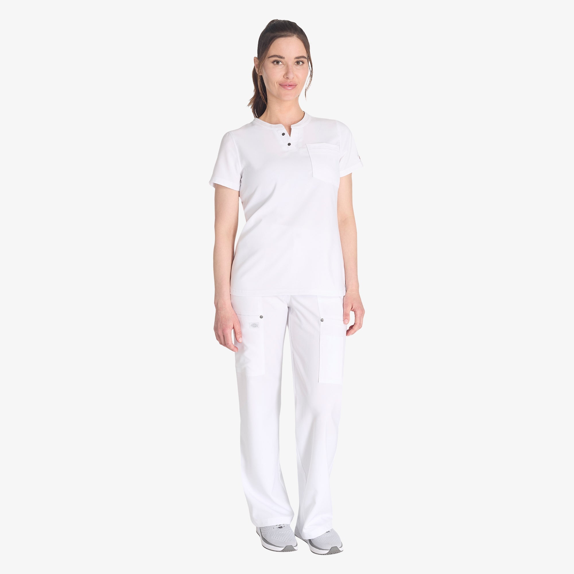 "Women's EDS NXT Henley Scrub Top"