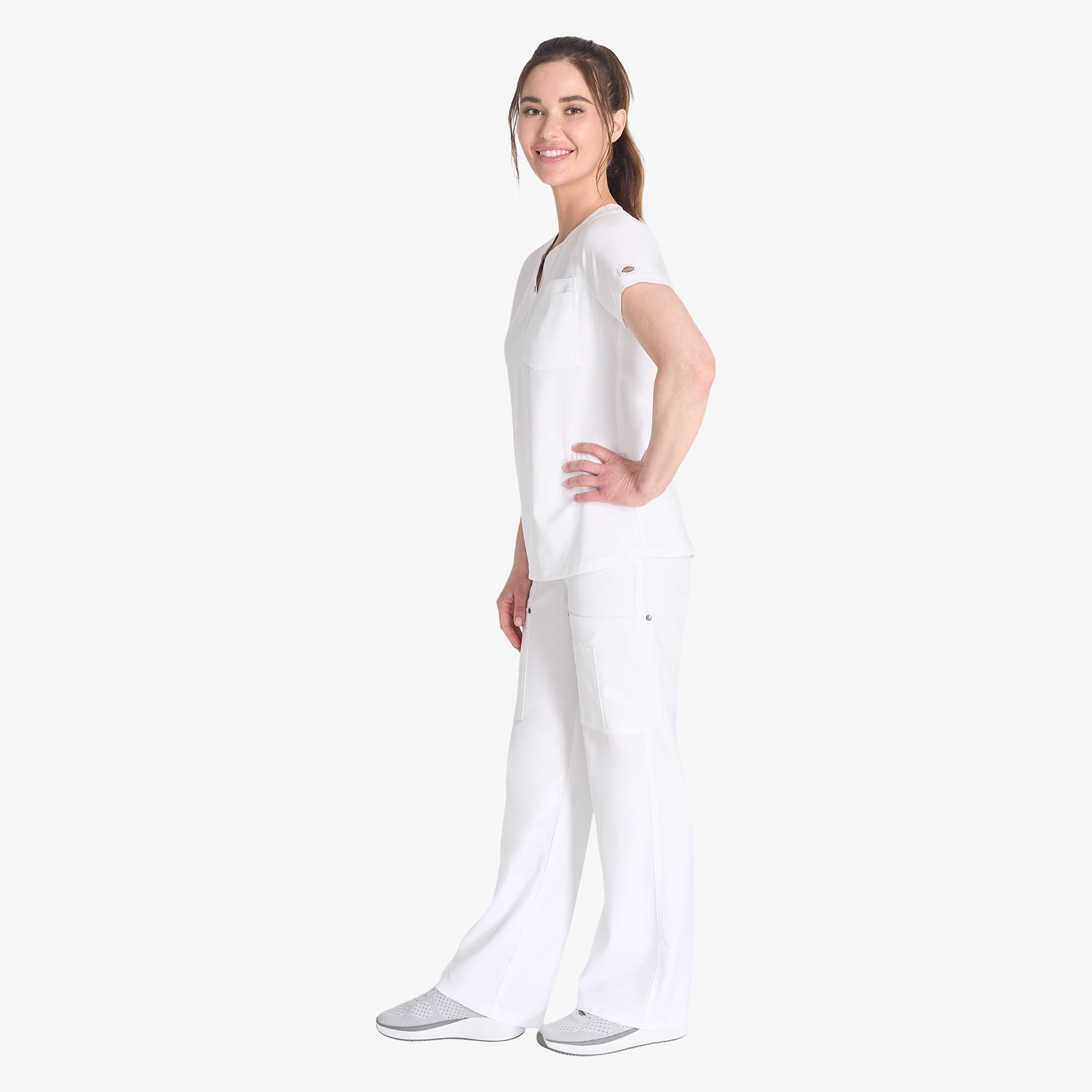 "Women's EDS NXT Henley Scrub Top"