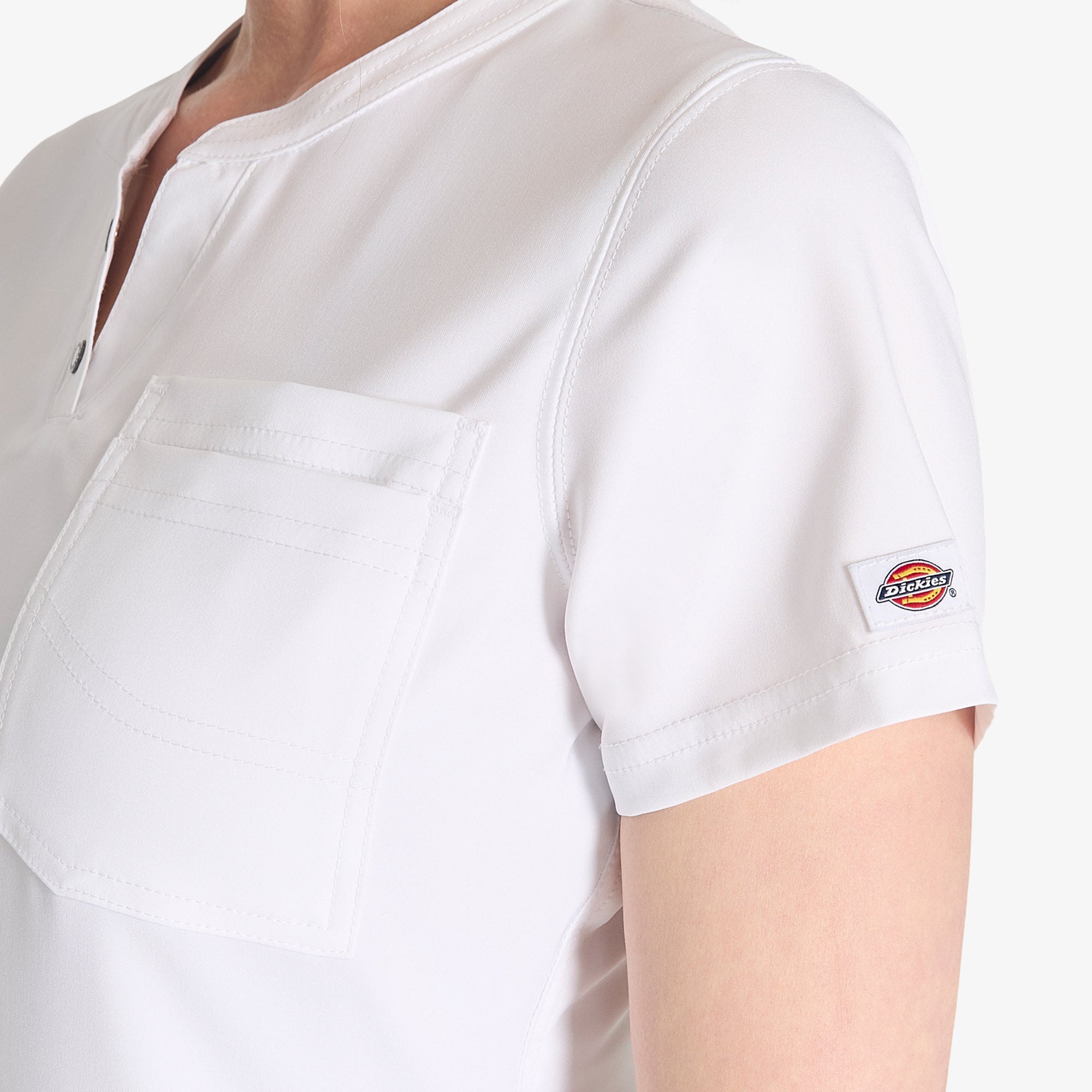 "Women's EDS NXT Henley Scrub Top"