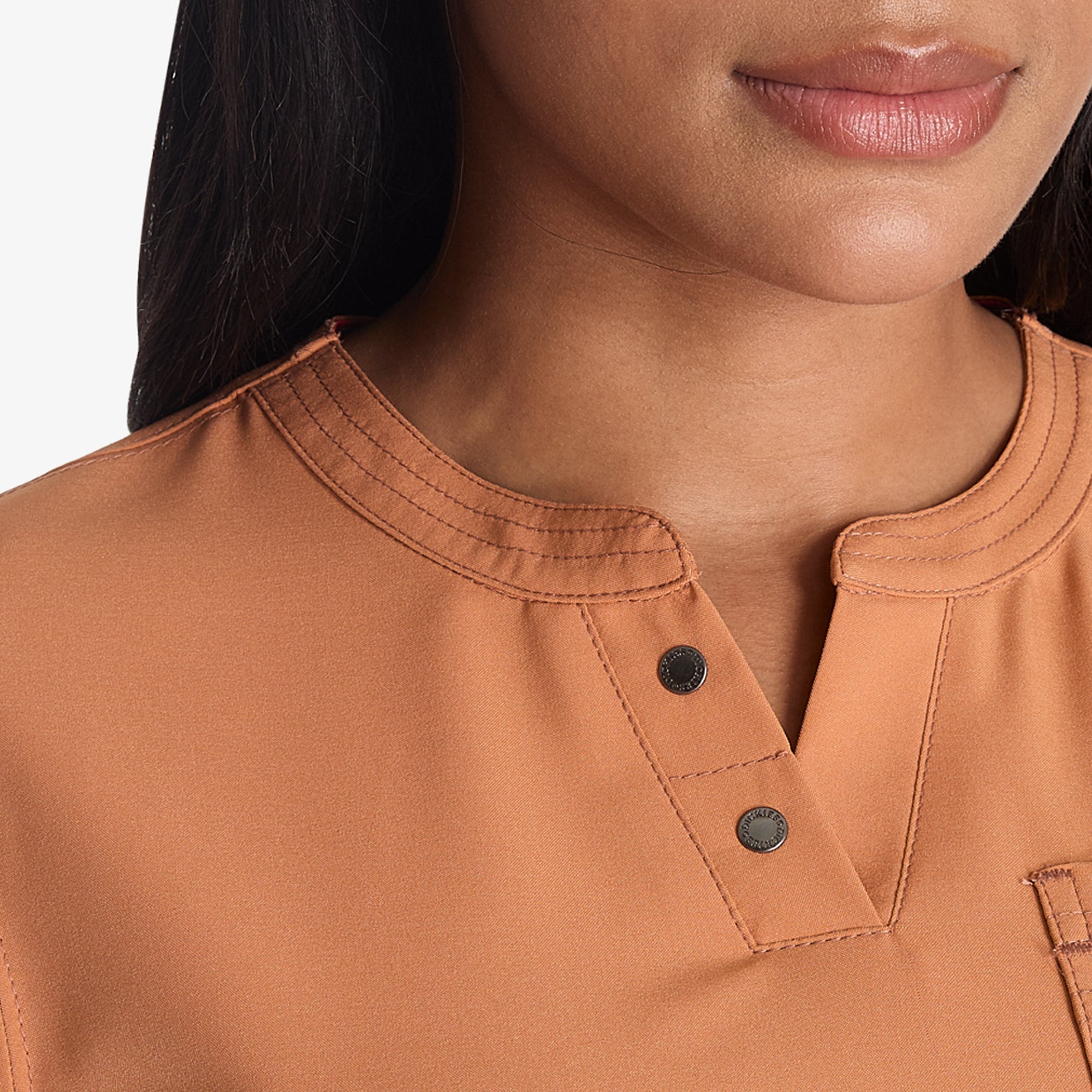 "Women's EDS NXT Henley Scrub Top"