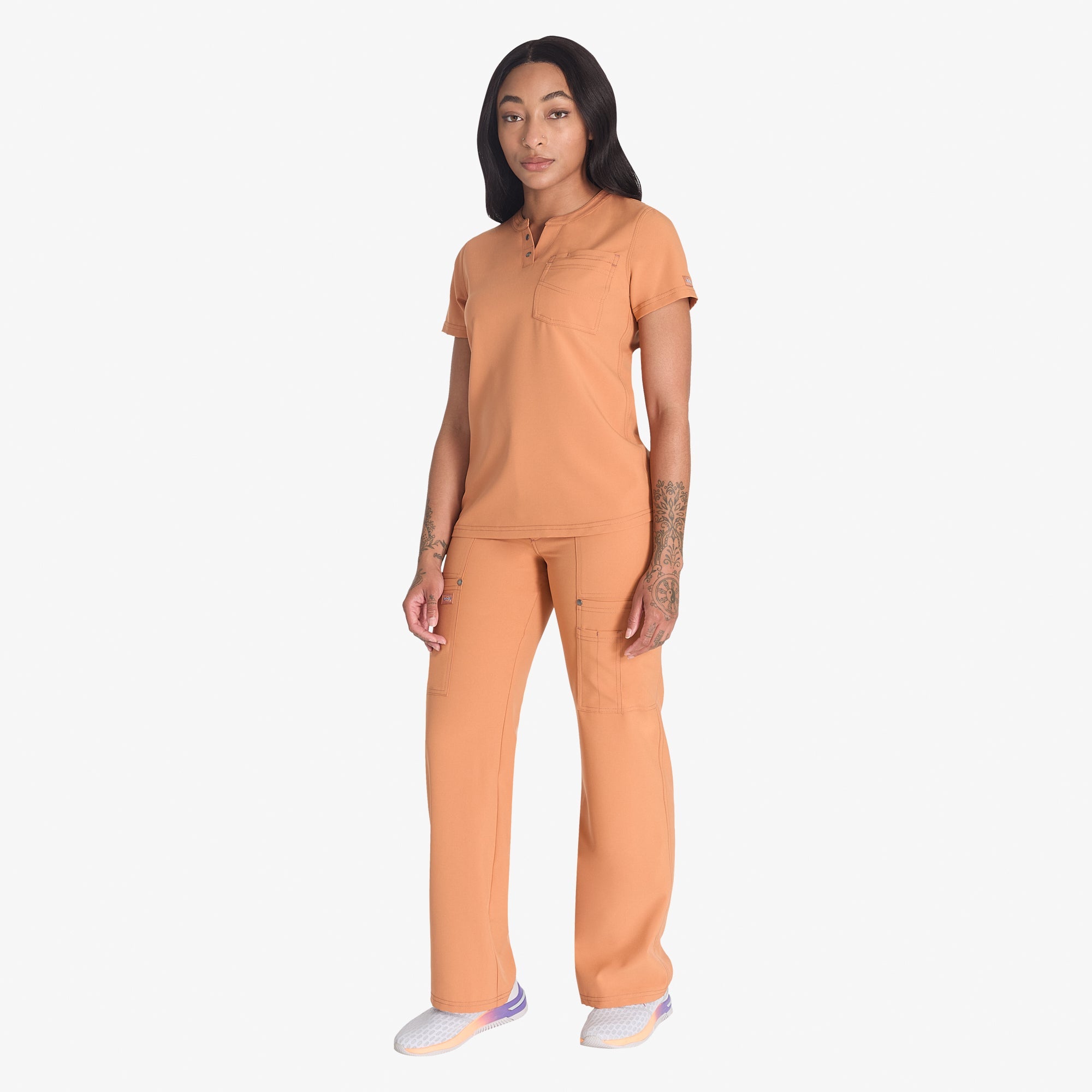 "Women's EDS NXT Henley Scrub Top"