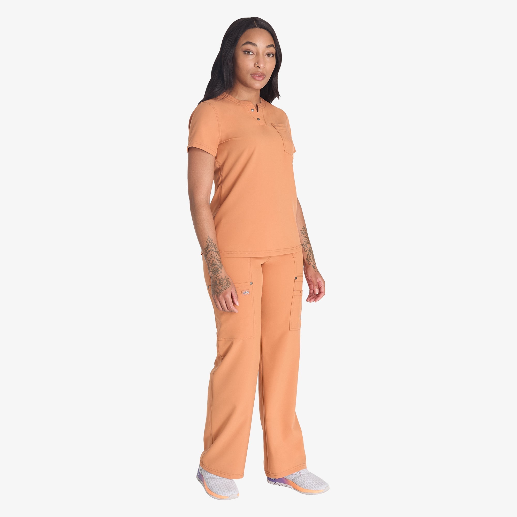 "Women's EDS NXT Henley Scrub Top"