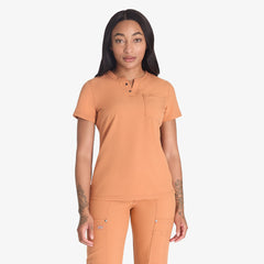 "Women's EDS NXT Henley Scrub Top"