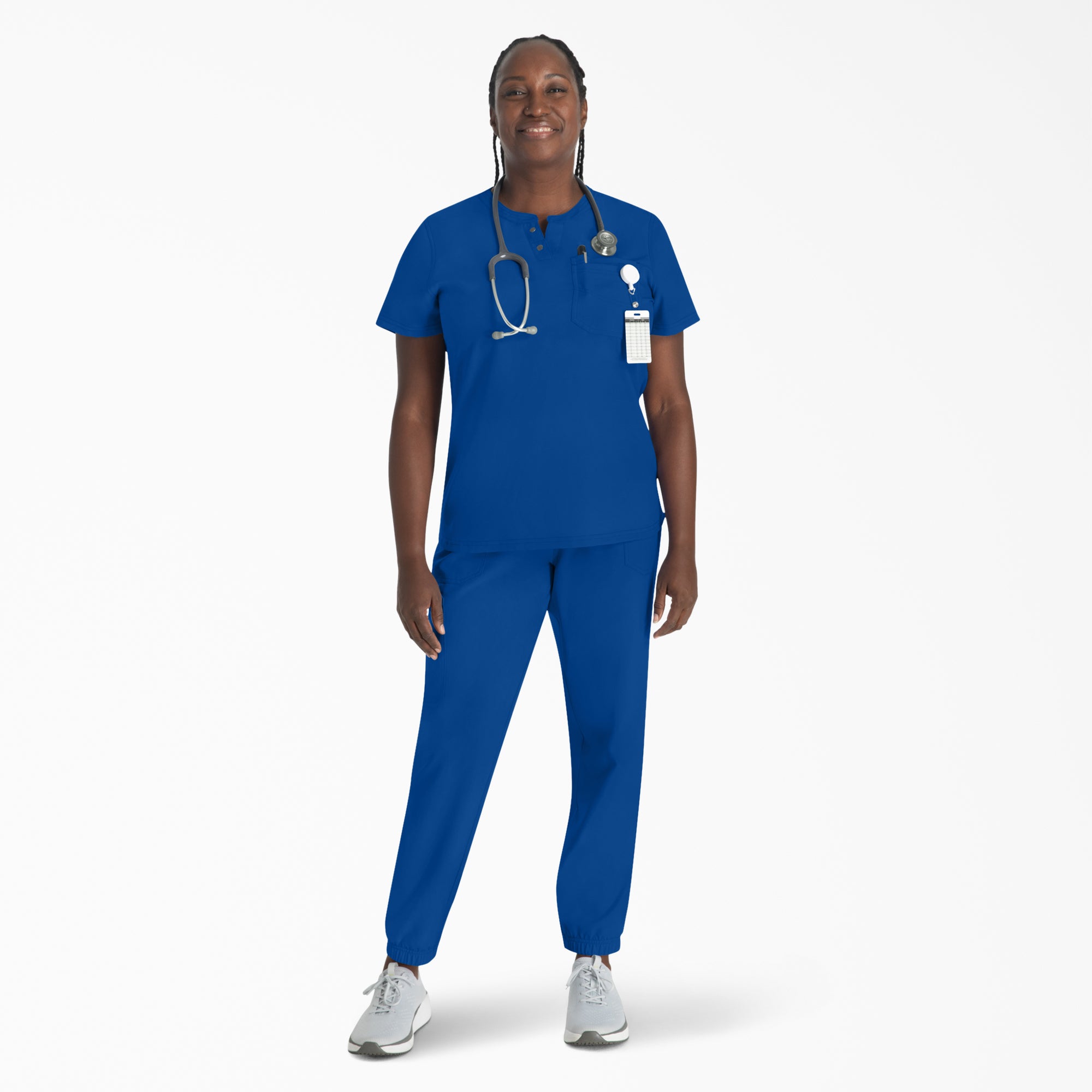 "Women's EDS NXT Henley Scrub Top"