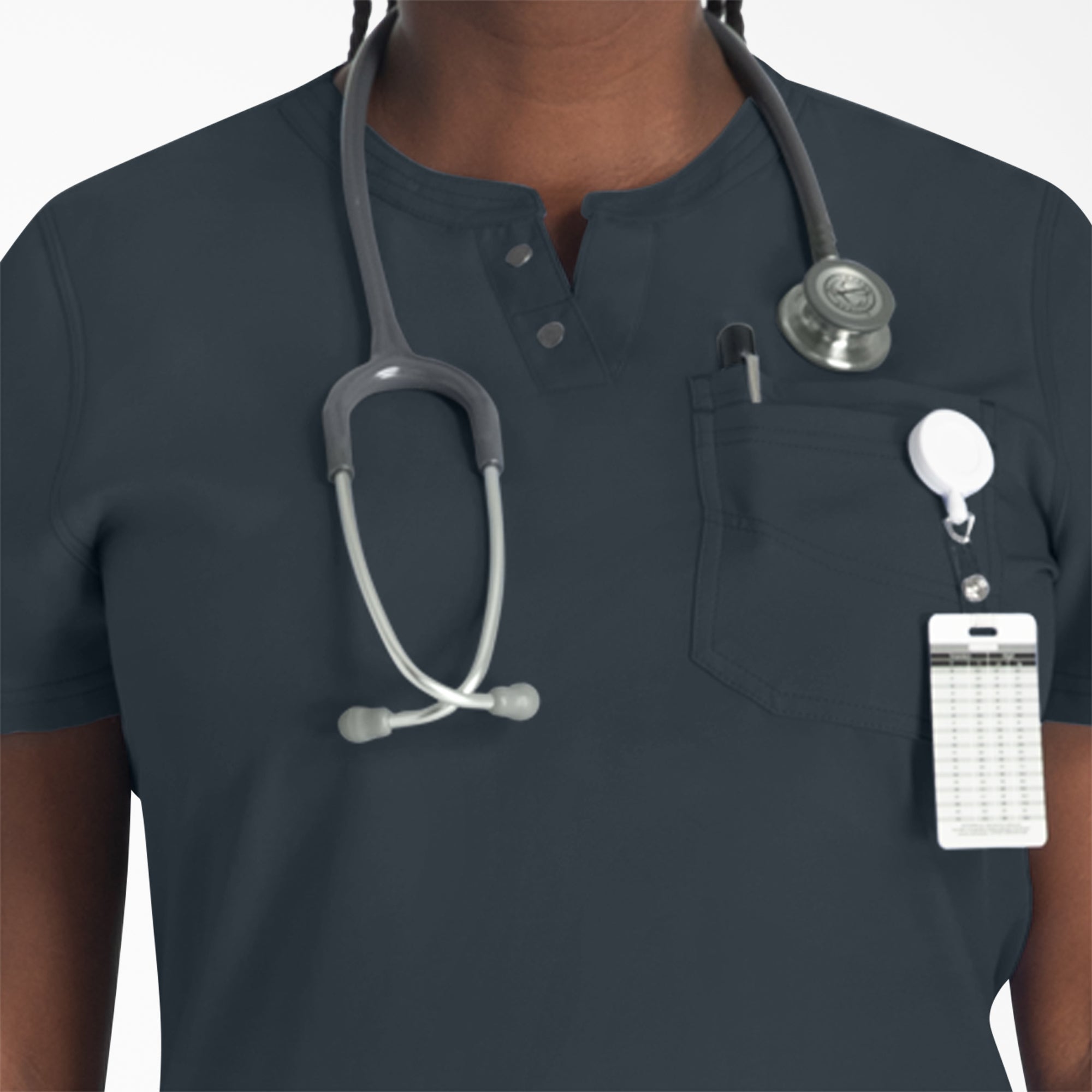 "Women's EDS NXT Henley Scrub Top"