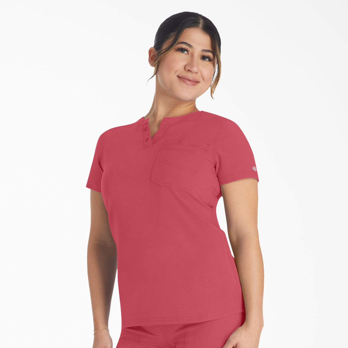 "Women's EDS NXT Henley Scrub Top"