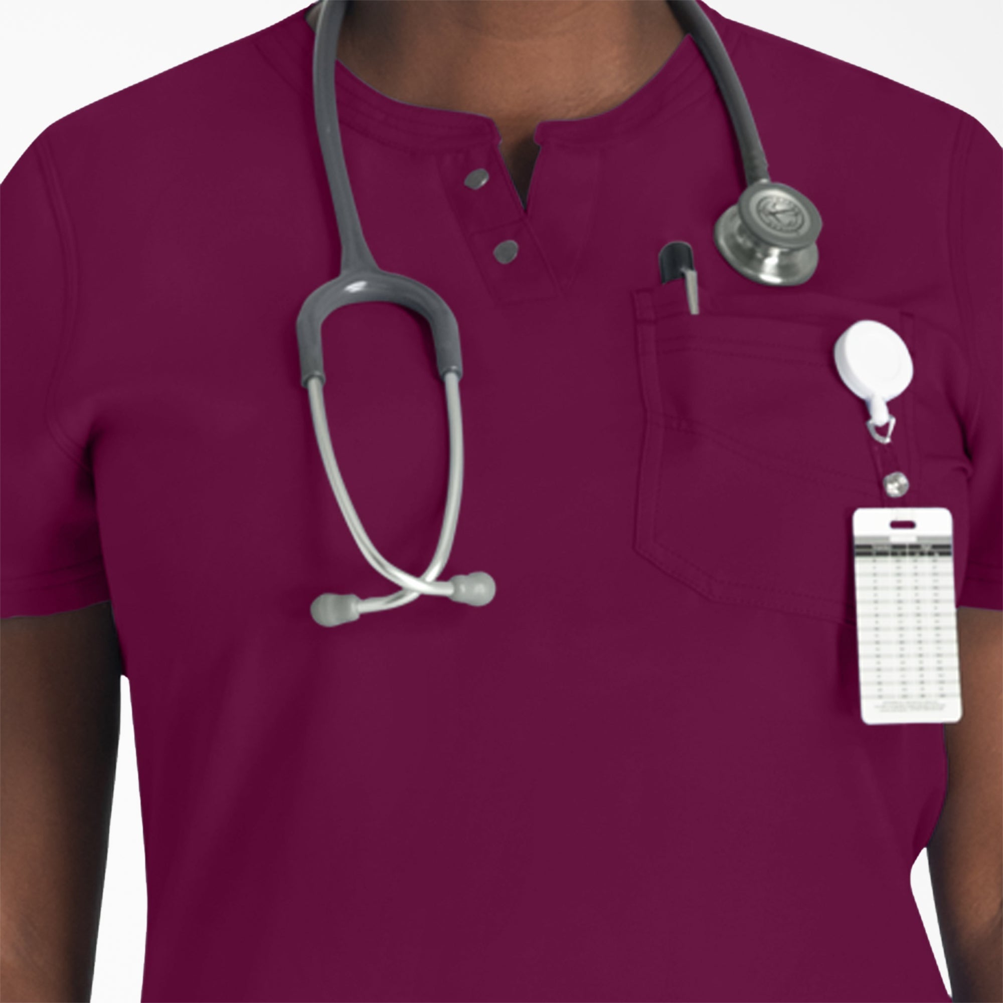"Women's EDS NXT Henley Scrub Top"
