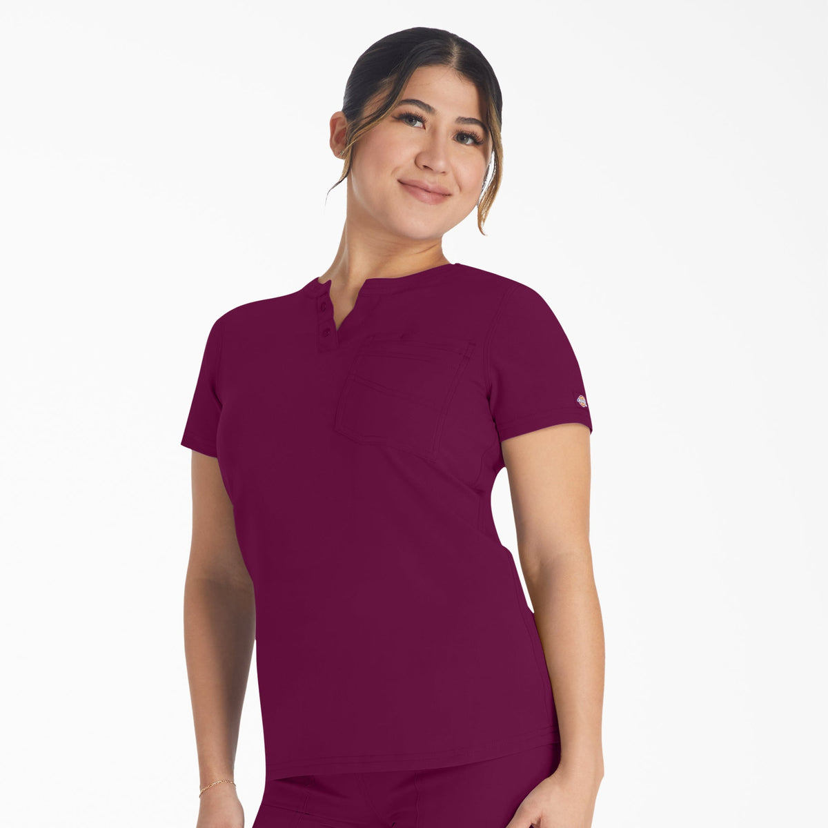 "Women's EDS NXT Henley Scrub Top"