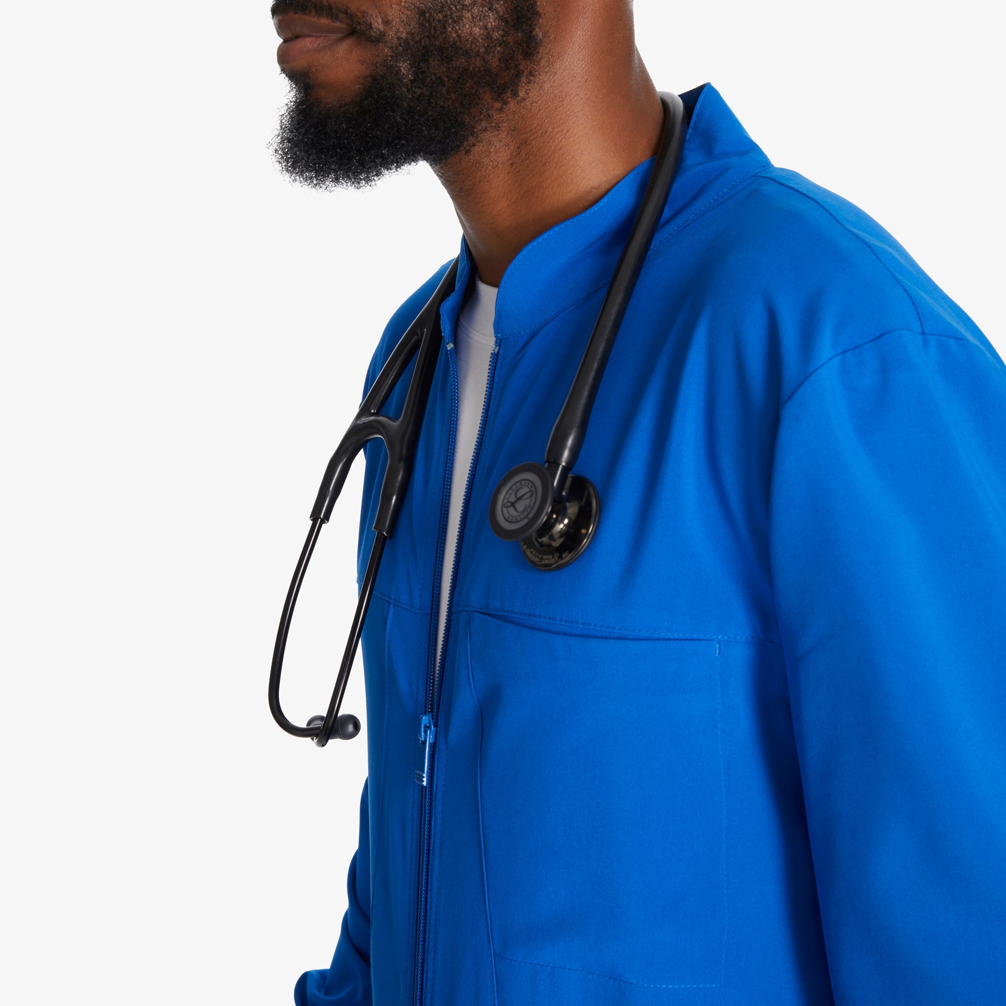 "Men's EDS Essentials Zip Front Scrub Jacket"