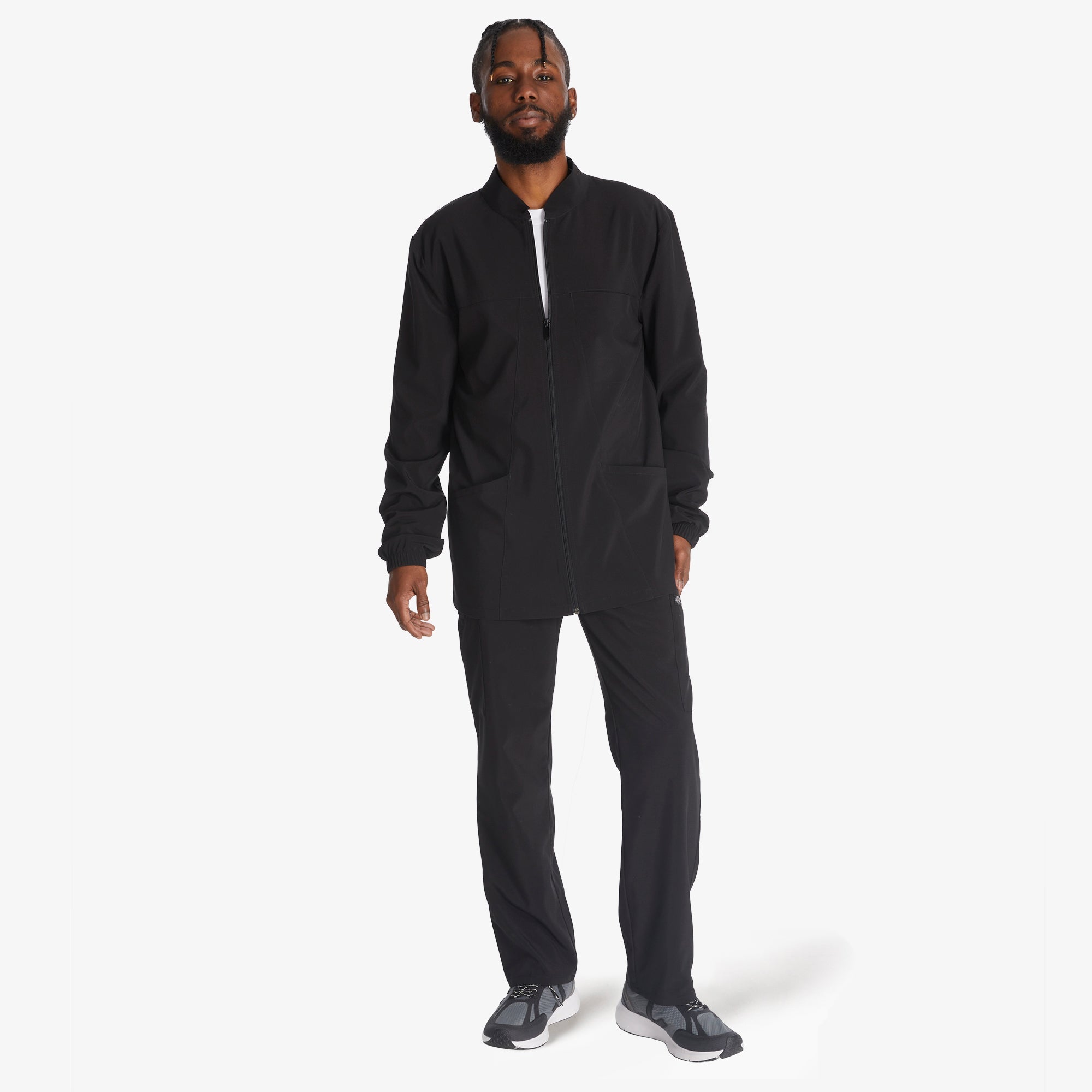 "Men's EDS Essentials Zip Front Scrub Jacket"