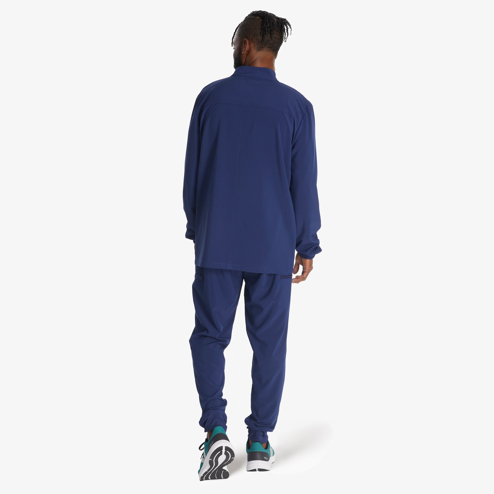 "Men's EDS Essentials Zip Front Scrub Jacket"