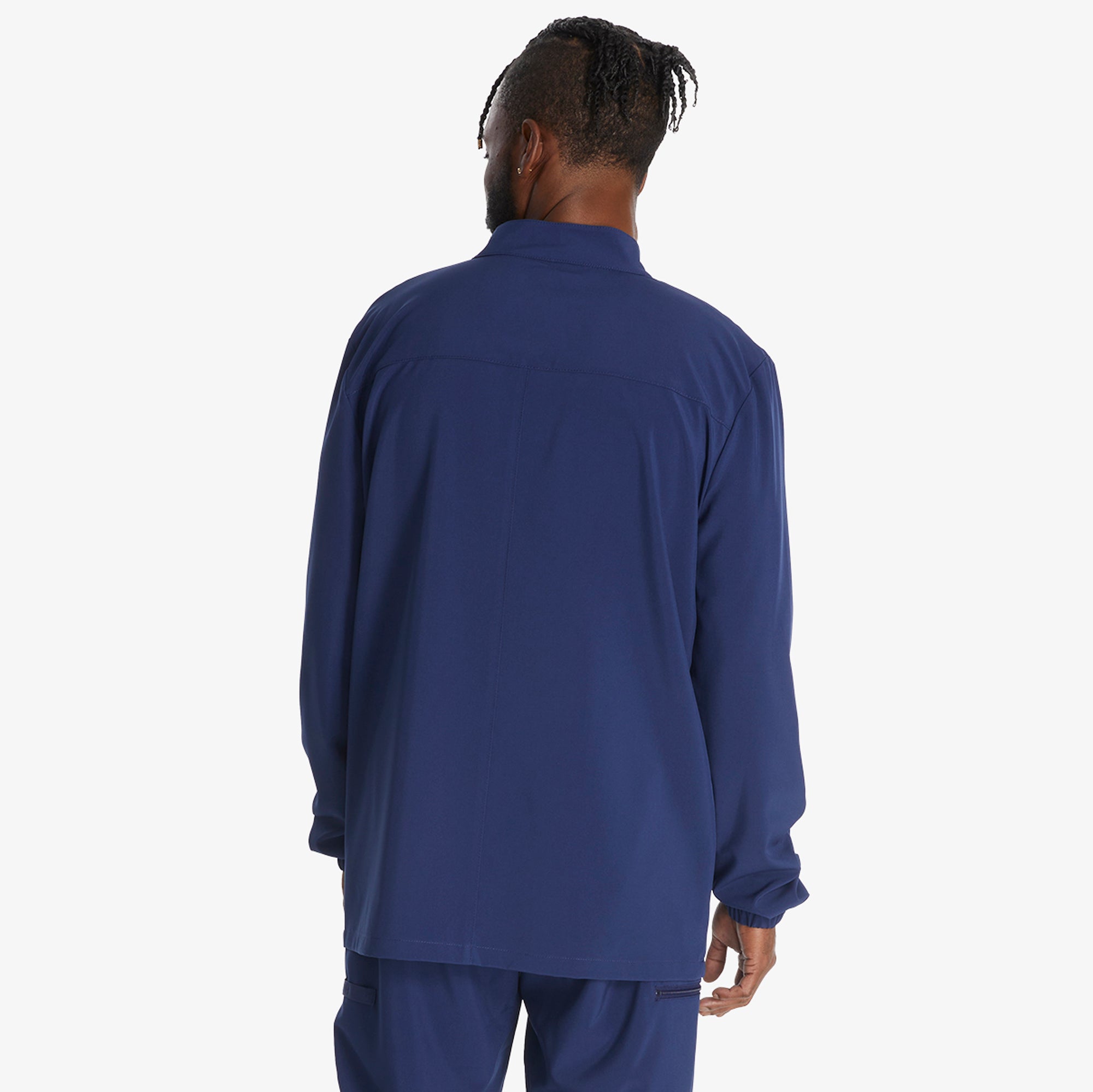 "Men's EDS Essentials Zip Front Scrub Jacket"