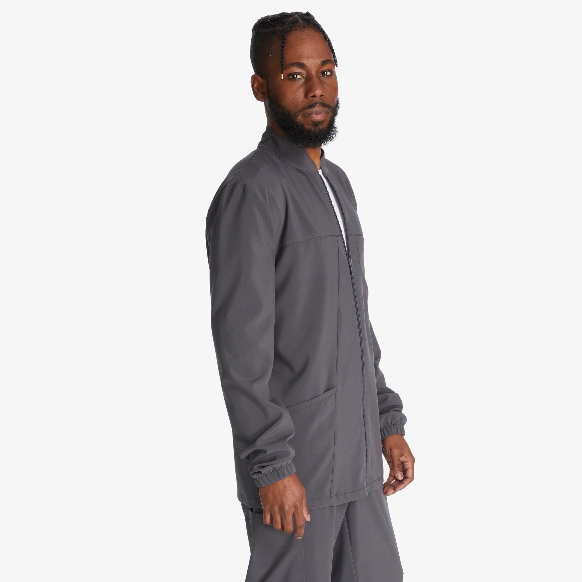 "Men's EDS Essentials Zip Front Scrub Jacket"