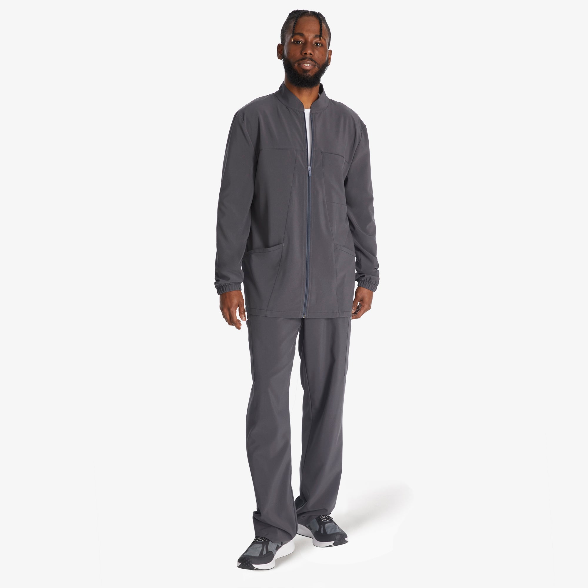 "Men's EDS Essentials Zip Front Scrub Jacket"