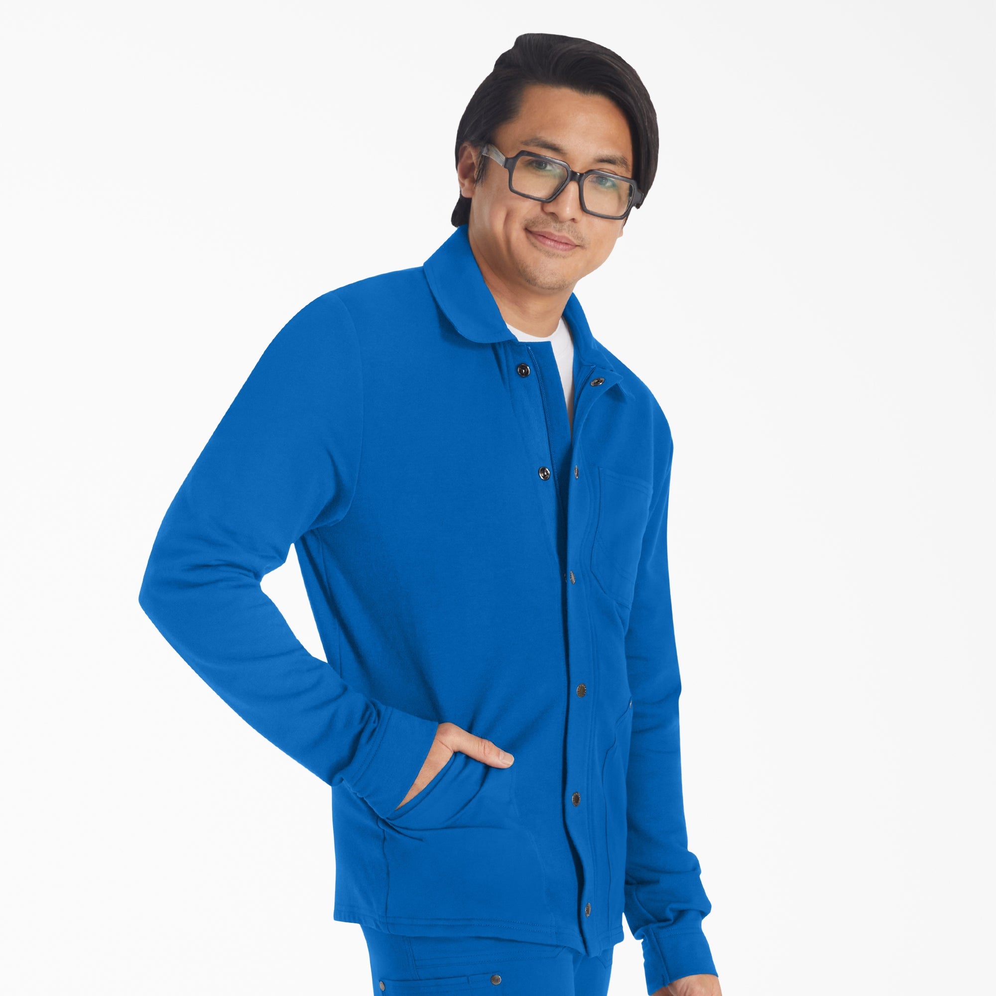 "Men's EDS NXT Zip Front Scrub Jacket"