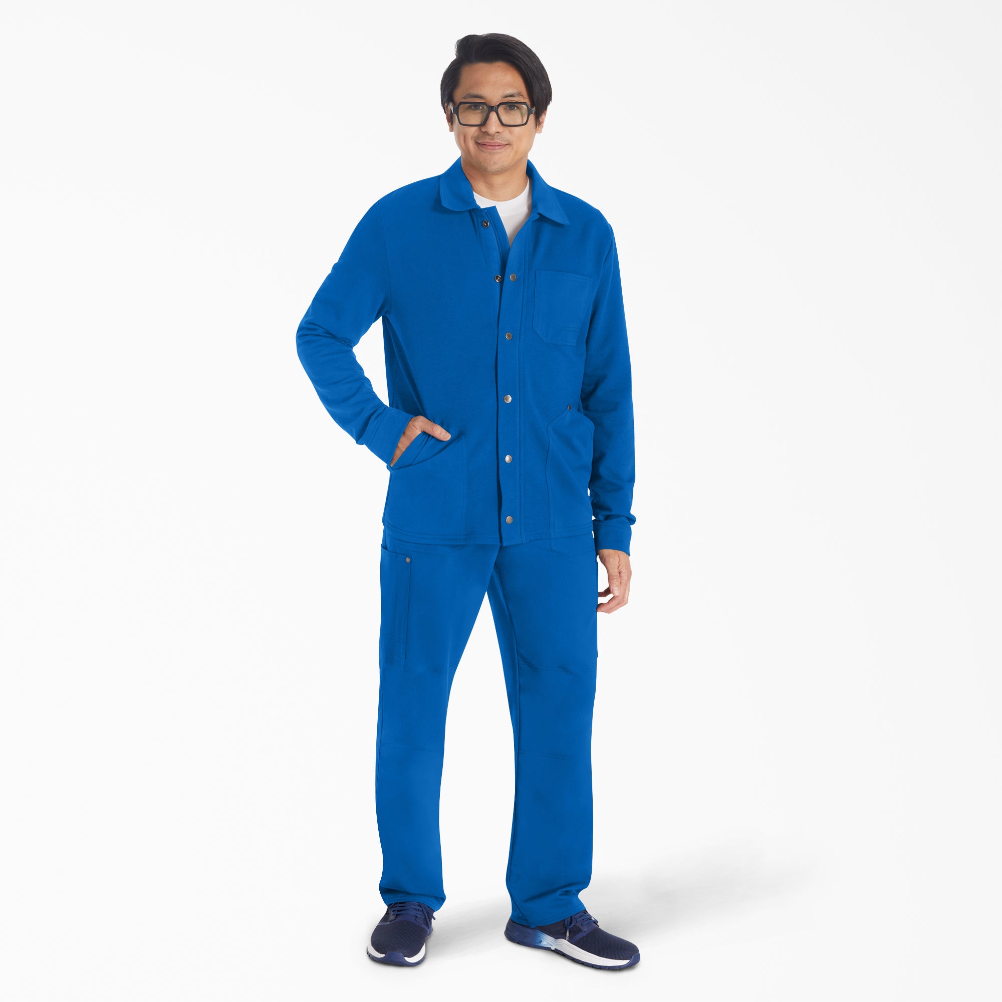 "Men's EDS NXT Zip Front Scrub Jacket"