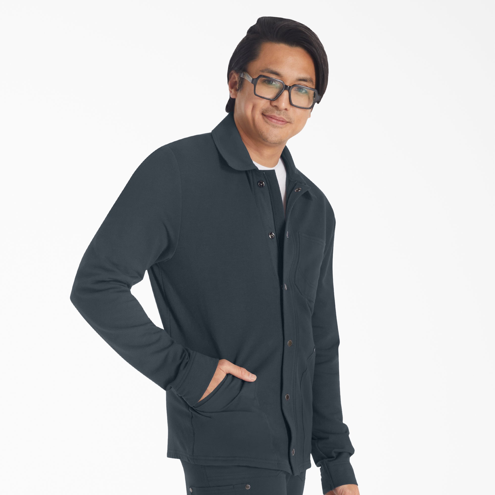 "Men's EDS NXT Zip Front Scrub Jacket"