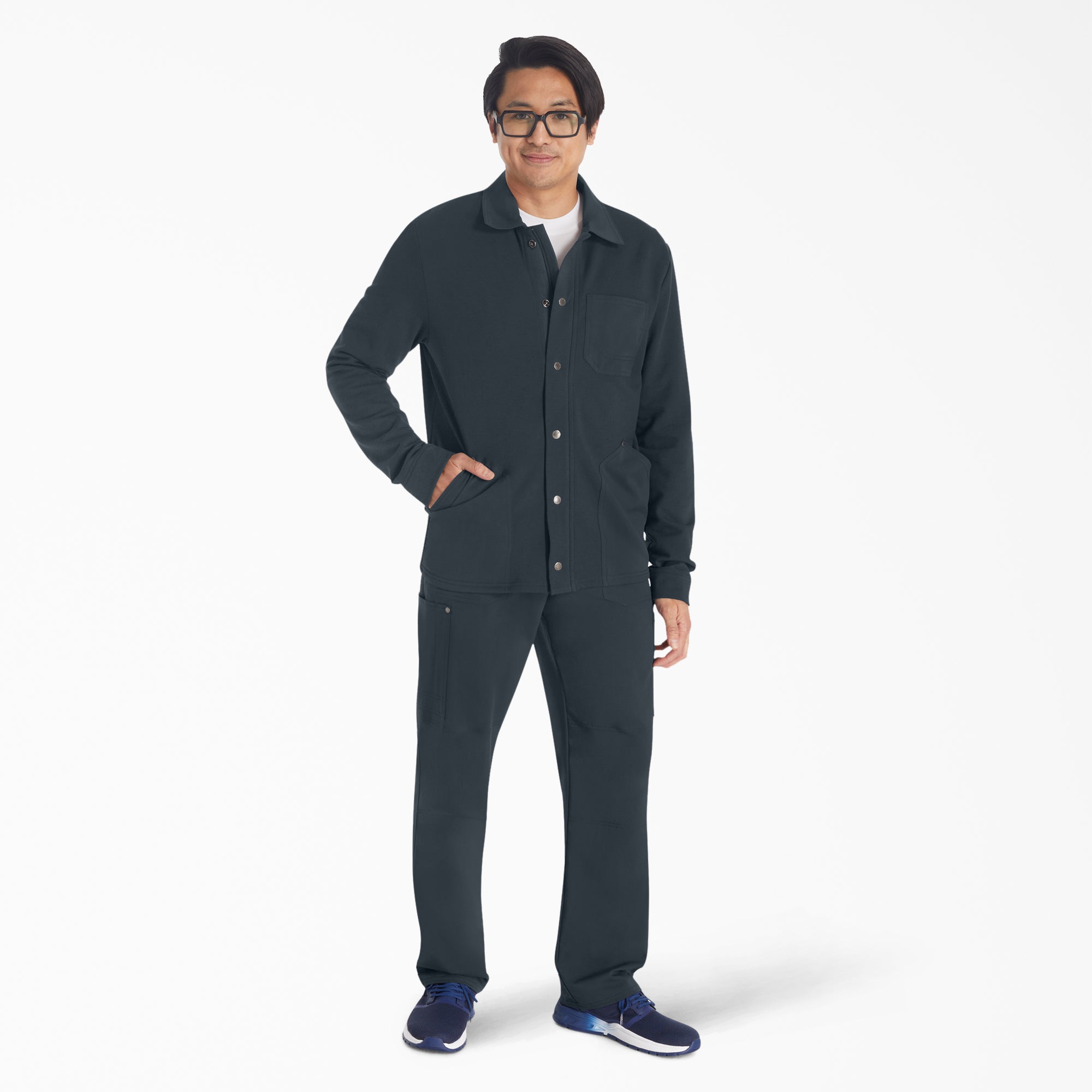 "Men's EDS NXT Zip Front Scrub Jacket"