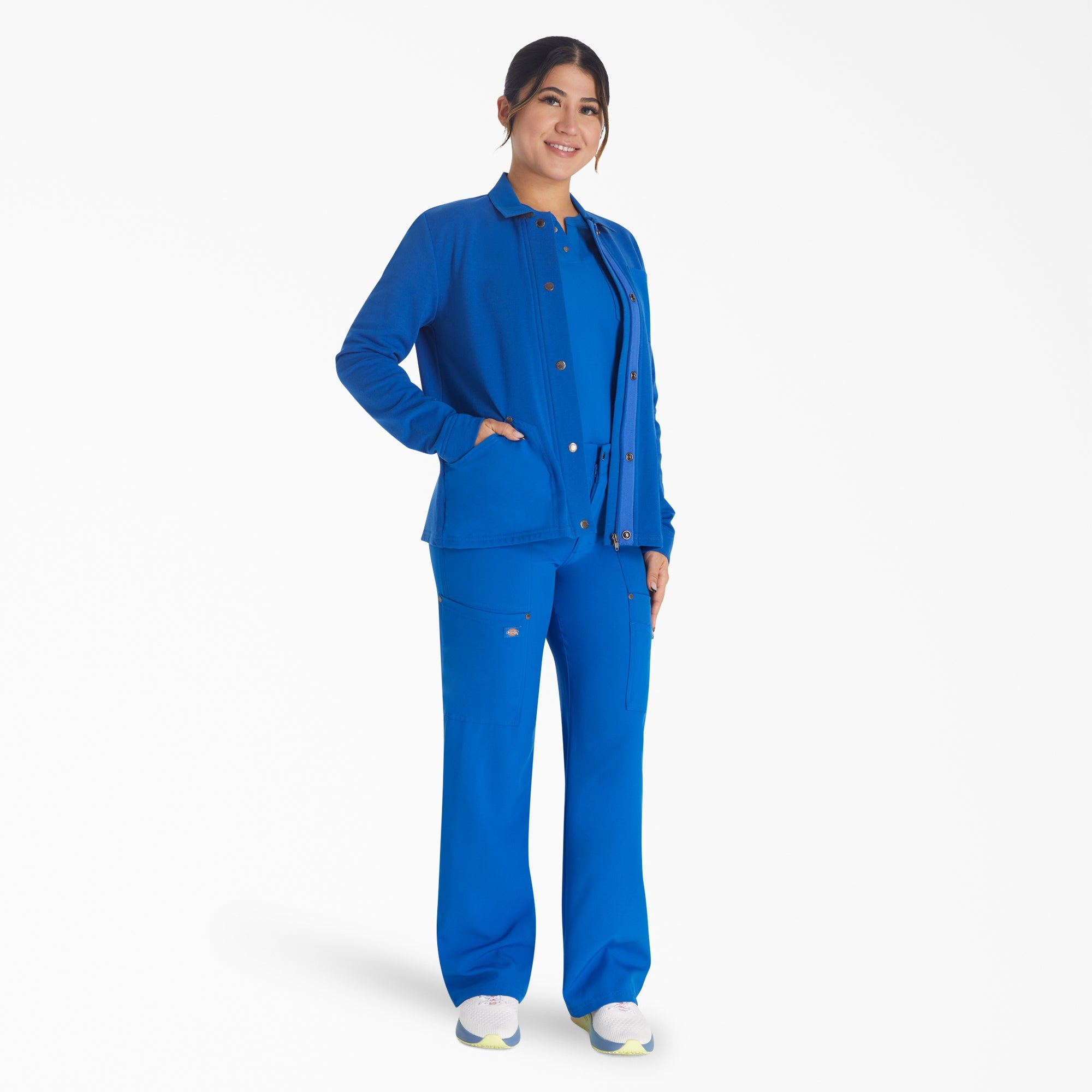 "Women's EDS NXT Zip Front Scrub Jacket"