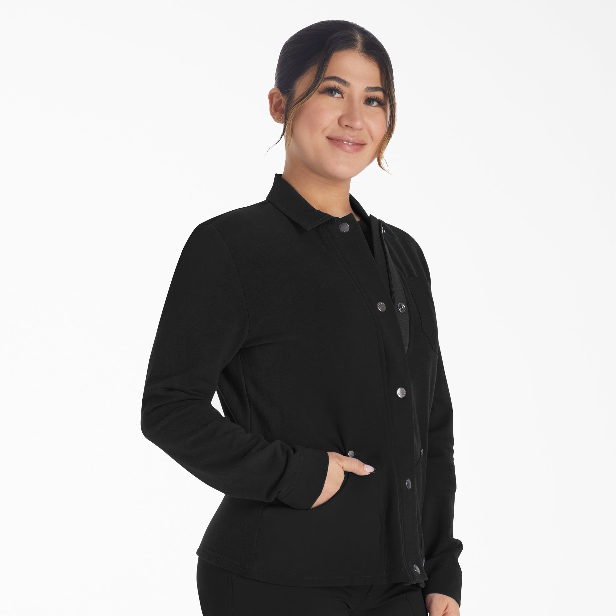 "Women's EDS NXT Zip Front Scrub Jacket"