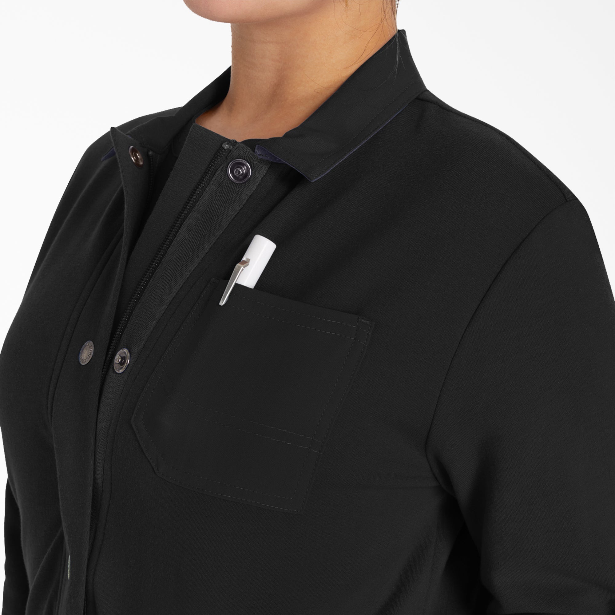 "Women's EDS NXT Zip Front Scrub Jacket"