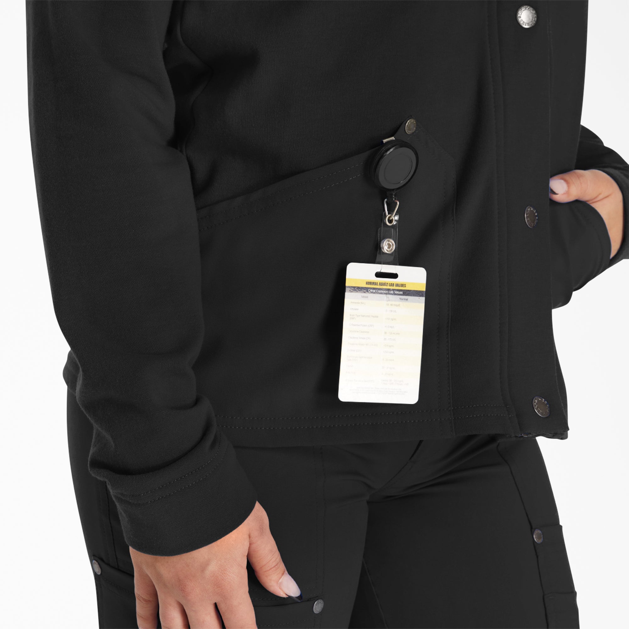 "Women's EDS NXT Zip Front Scrub Jacket"
